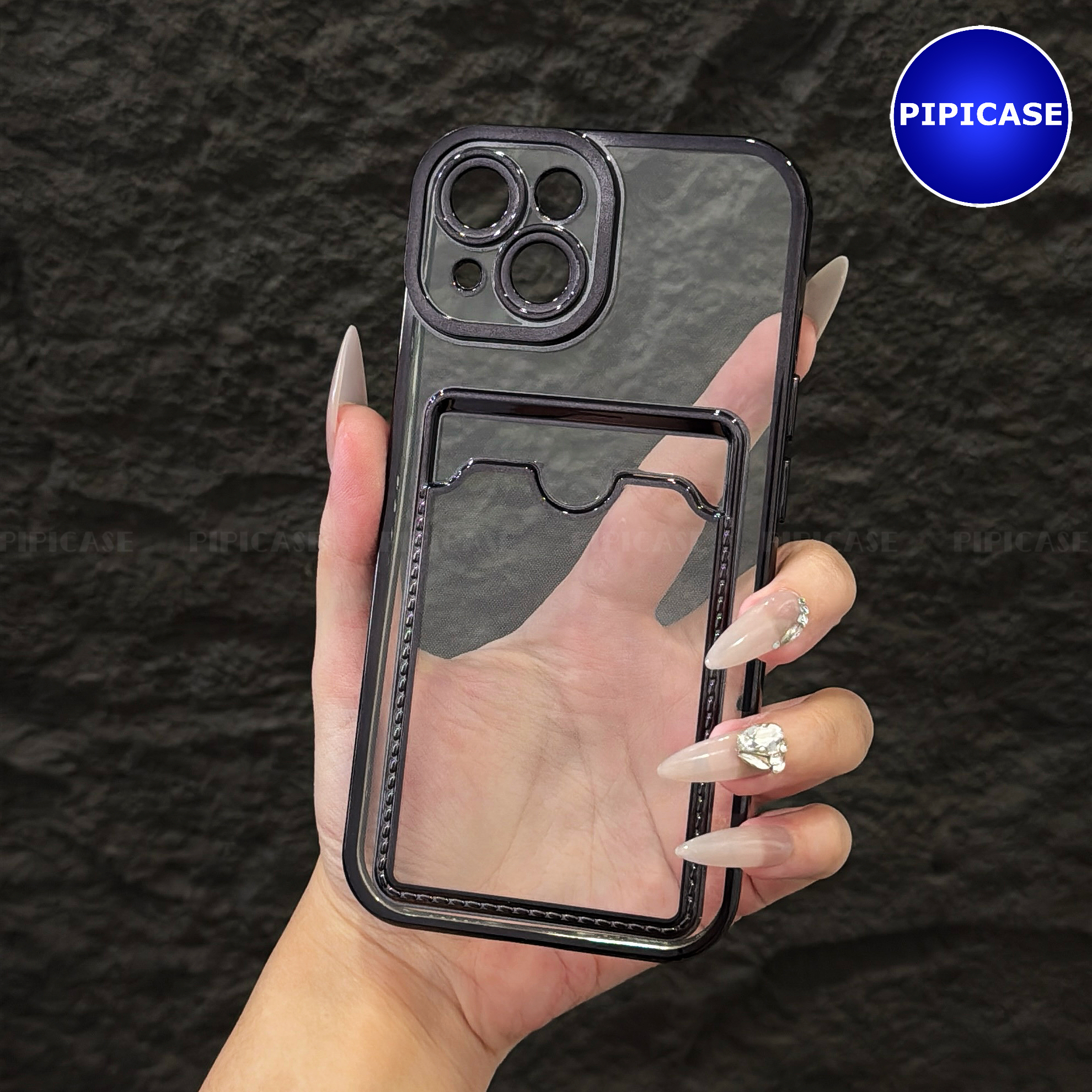 Ốp Lưng iPhone 14 - Ốp Thẻ - Đen_thumbnail_14