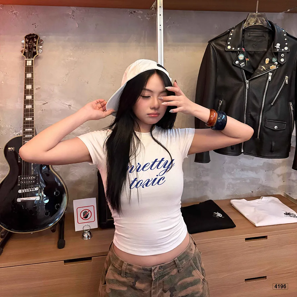 Áo thun babytee nữ form ôm tôn body Pretty girl Beezy 4196_thumbnail_5