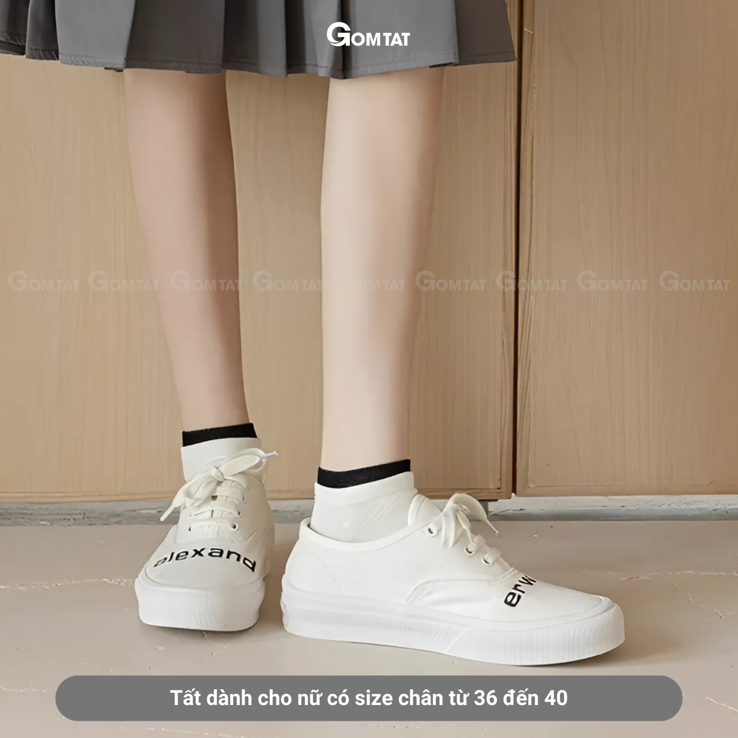 Combo tất cổ ngắn nữ GOMTAT cotton mềm mại XIN-A100_thumbnail_10