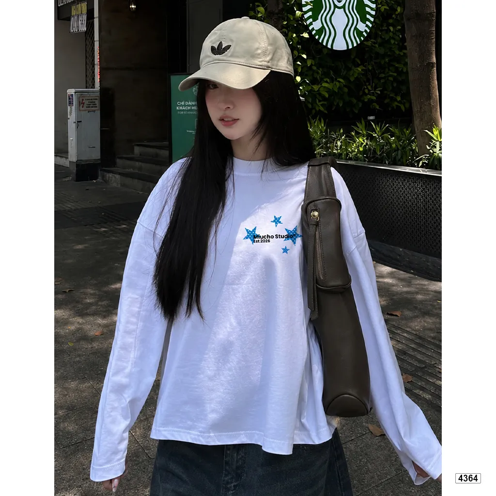 Áo thun nữ form boxy tay dài Hàn Quốc Miucho 4364_thumbnail_4