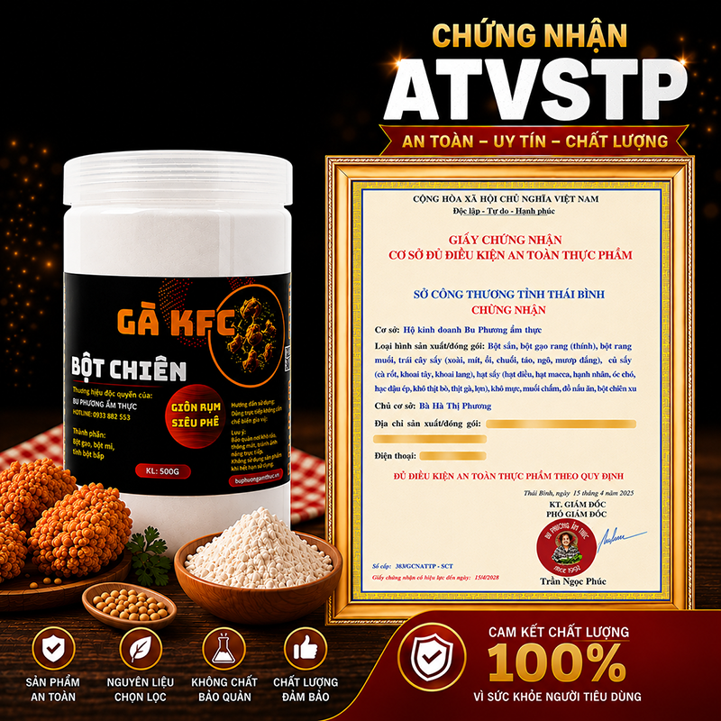Bột Chiên Gà KFC Bu Phương 500G – Vảy Giòn Rụm - BP13_thumbnail_4