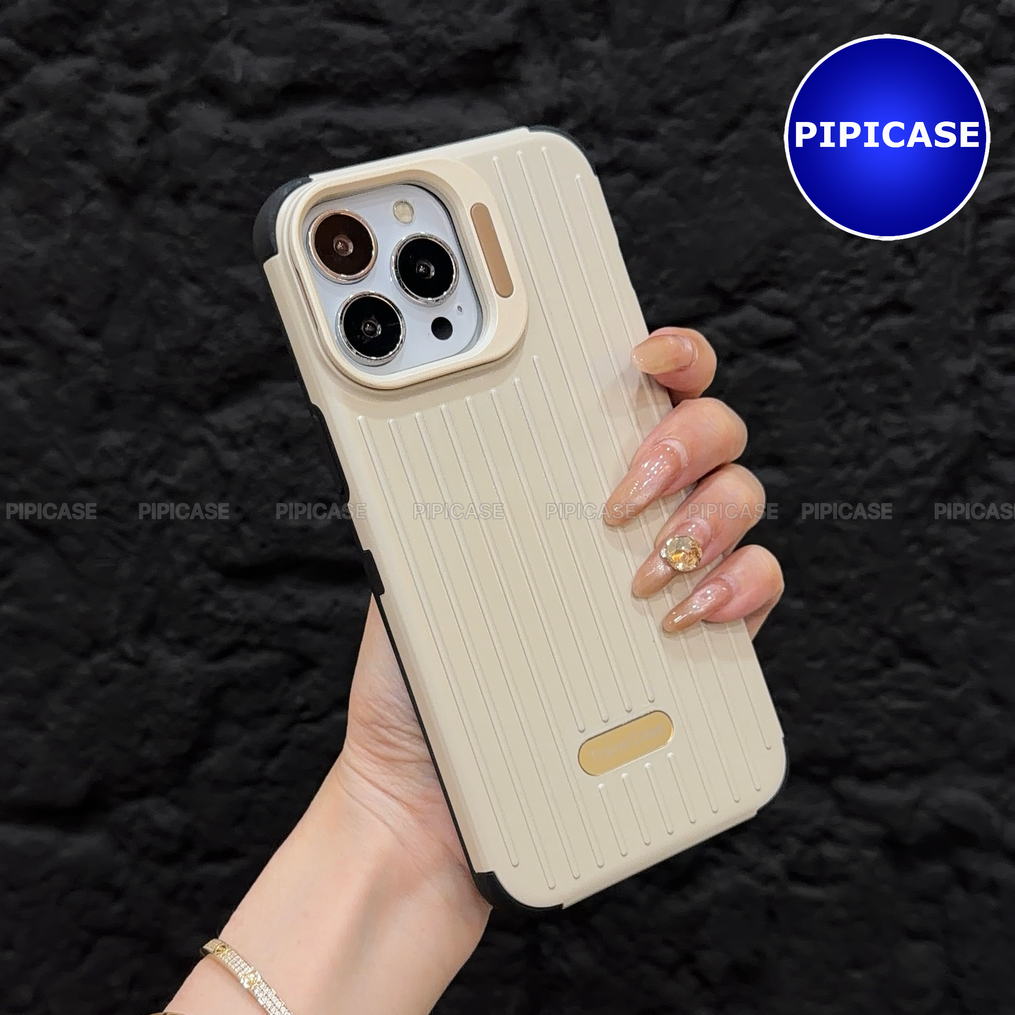 Ốp Lưng iPhone 12 Pro Max - Hondao - Kem_thumbnail_4
