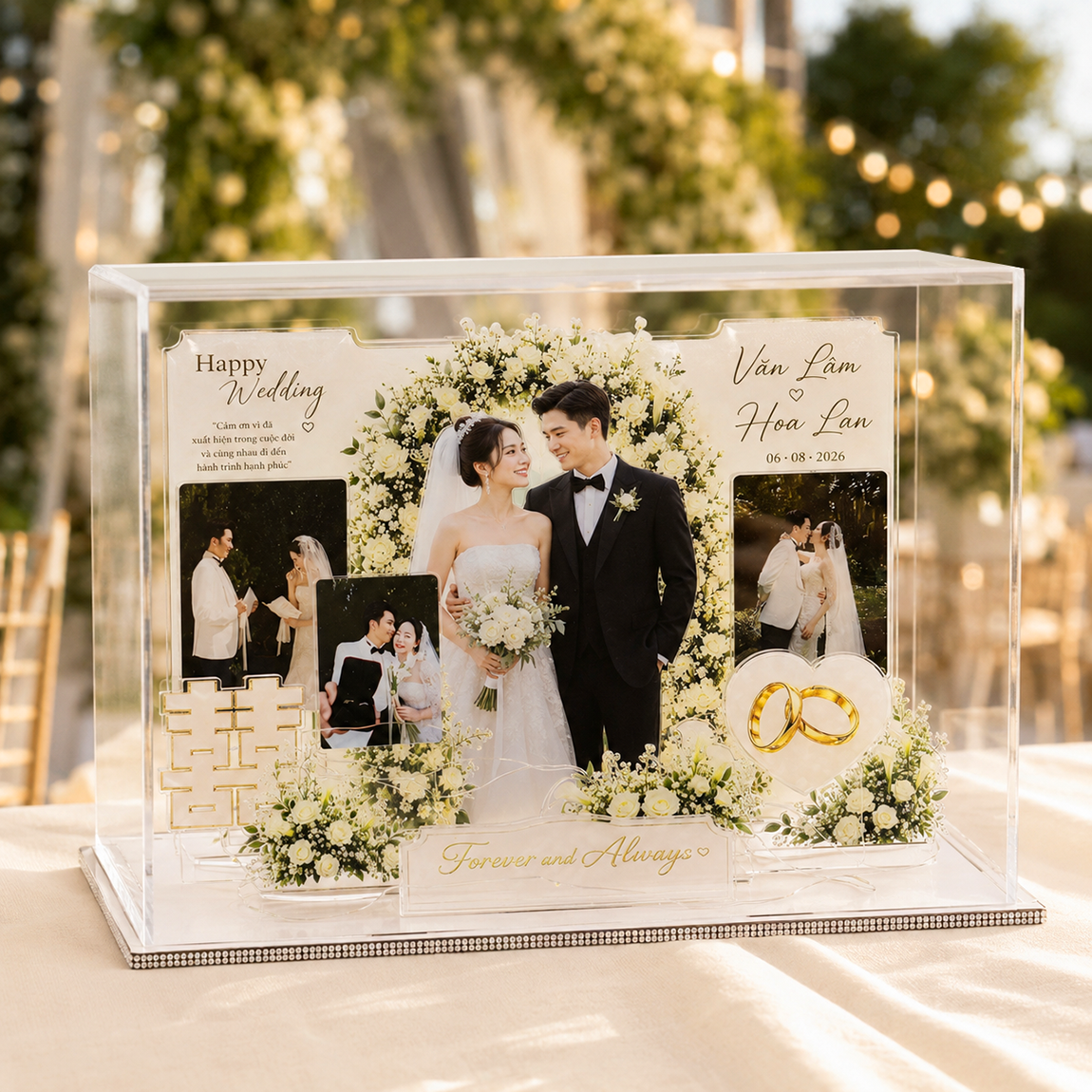 Standee Đám Cưới – Mô Hình Mica 3D Trang Trí, In Ảnh Theo Yêu Cầu, Quà Cưới Decor (Tặng Hộp+ Túi) - Size tính theo chiều ngang_thumbnail_28