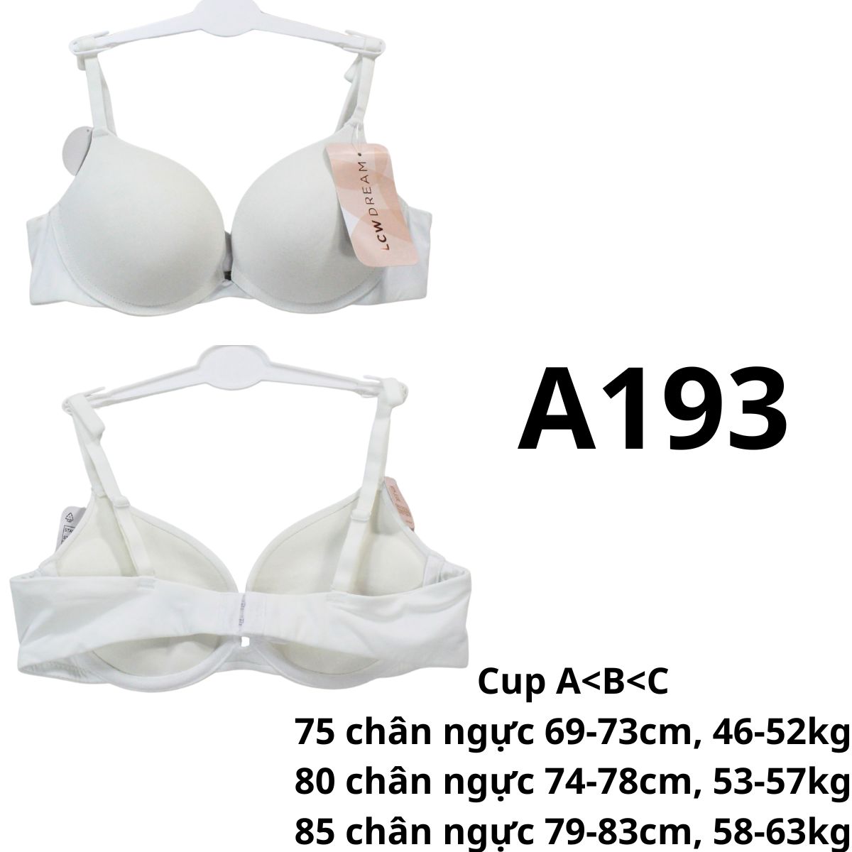 A193 - Bra gọng trắng