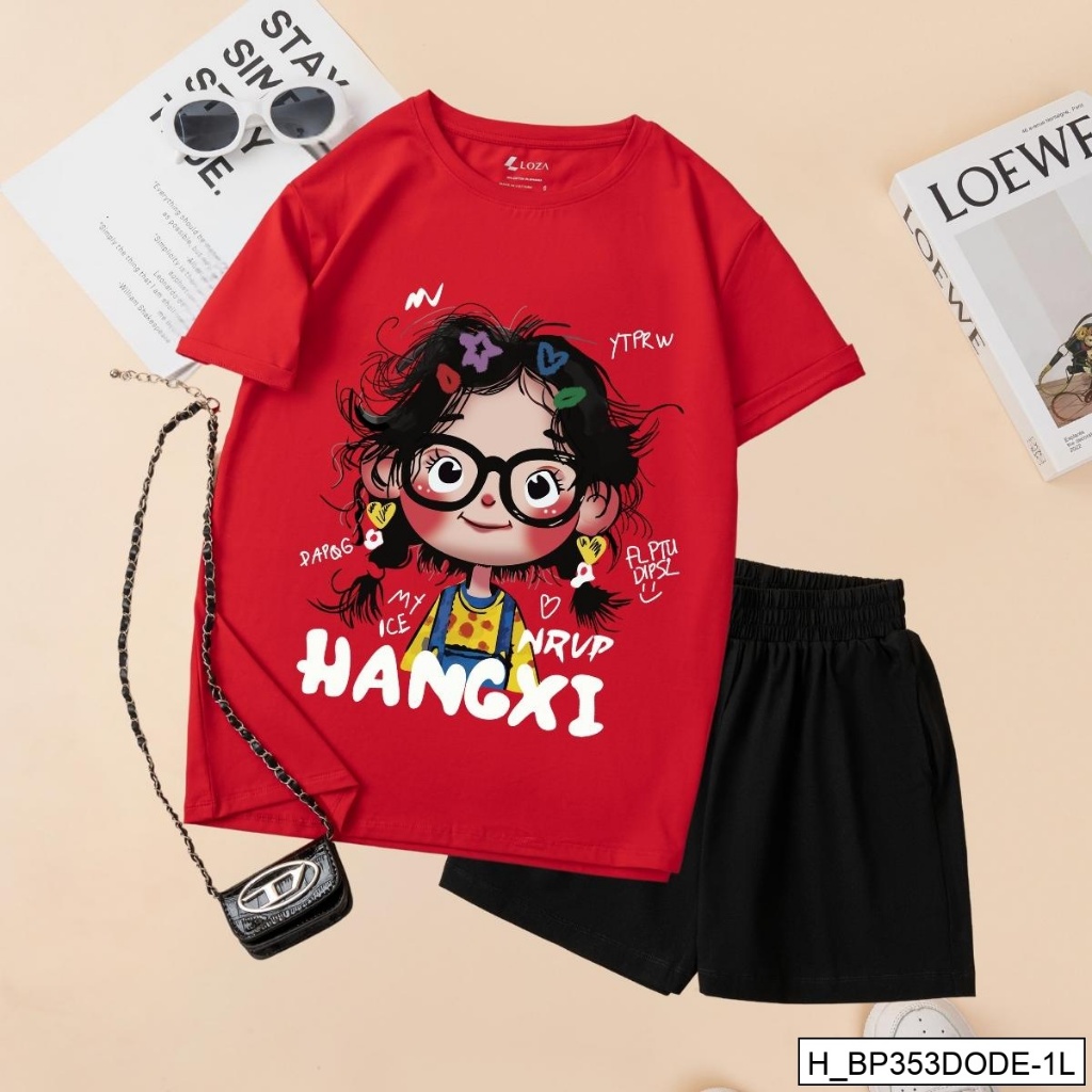 [XẢ KHO BỘ FORM RỘNG] -  Bộ quần áo thun nữ dáng rộng nhiều hình in - LOZA XB013_thumbnail_61
