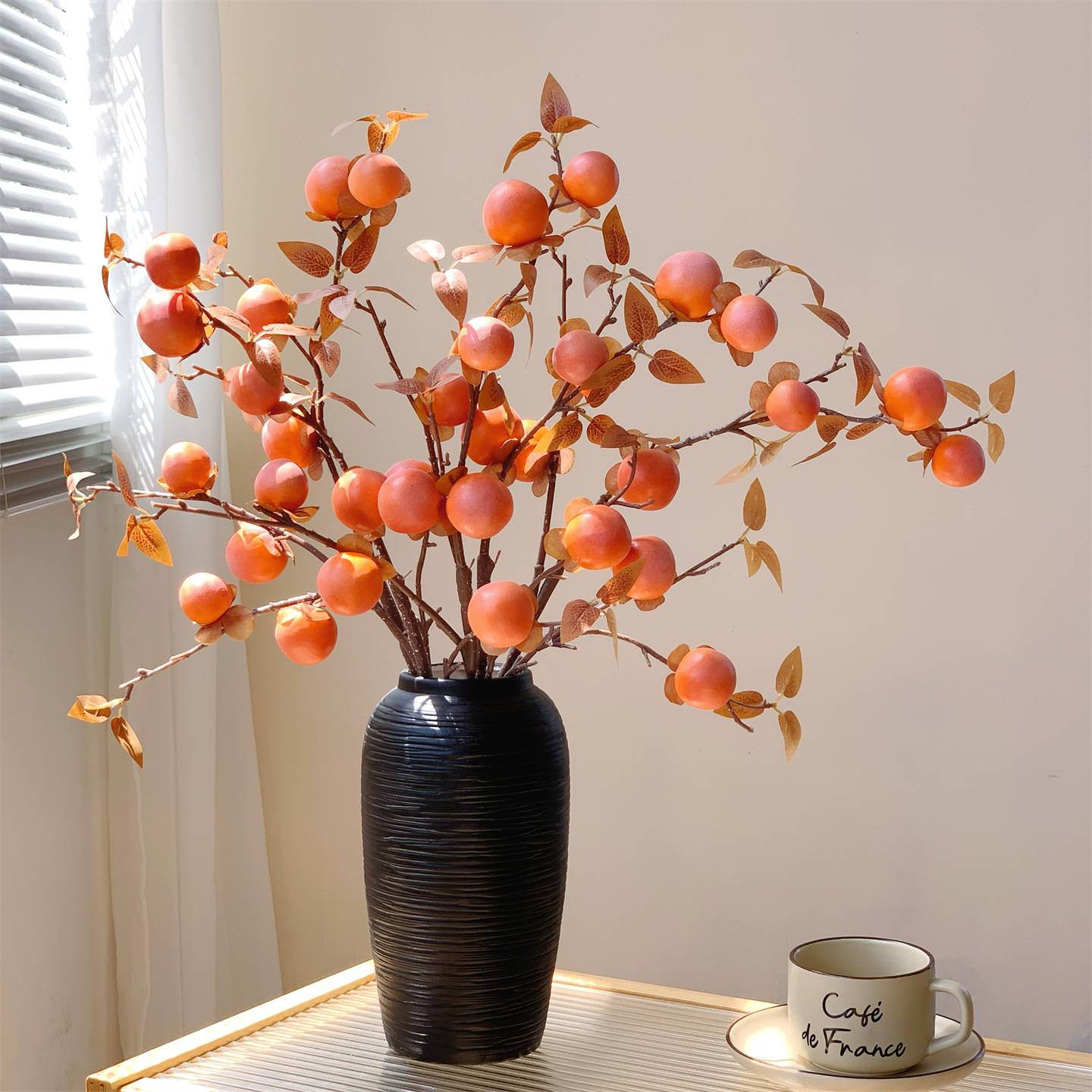 Cành Hồng Như Ý 7 Quả Decor Nhà_thumbnail_3