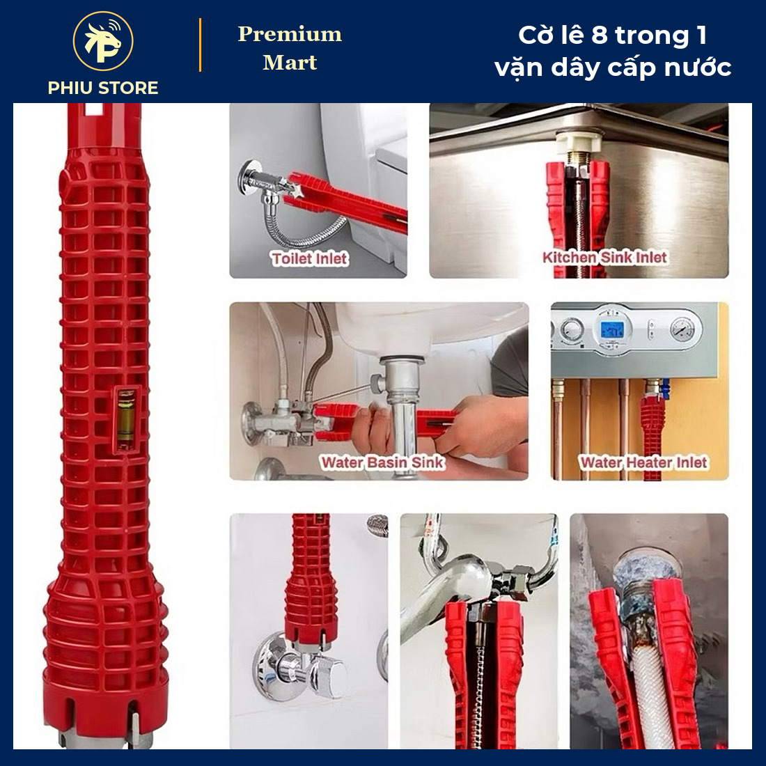 Cờ Lê Đa Năng 8 Trong 1 Vặn Dây Cấp Nước - Tháo Lắp Vòi, Bồn Rửa, Bình Nóng Lạnh Chỗ Hẹp - PHIU STORE_thumbnail_6