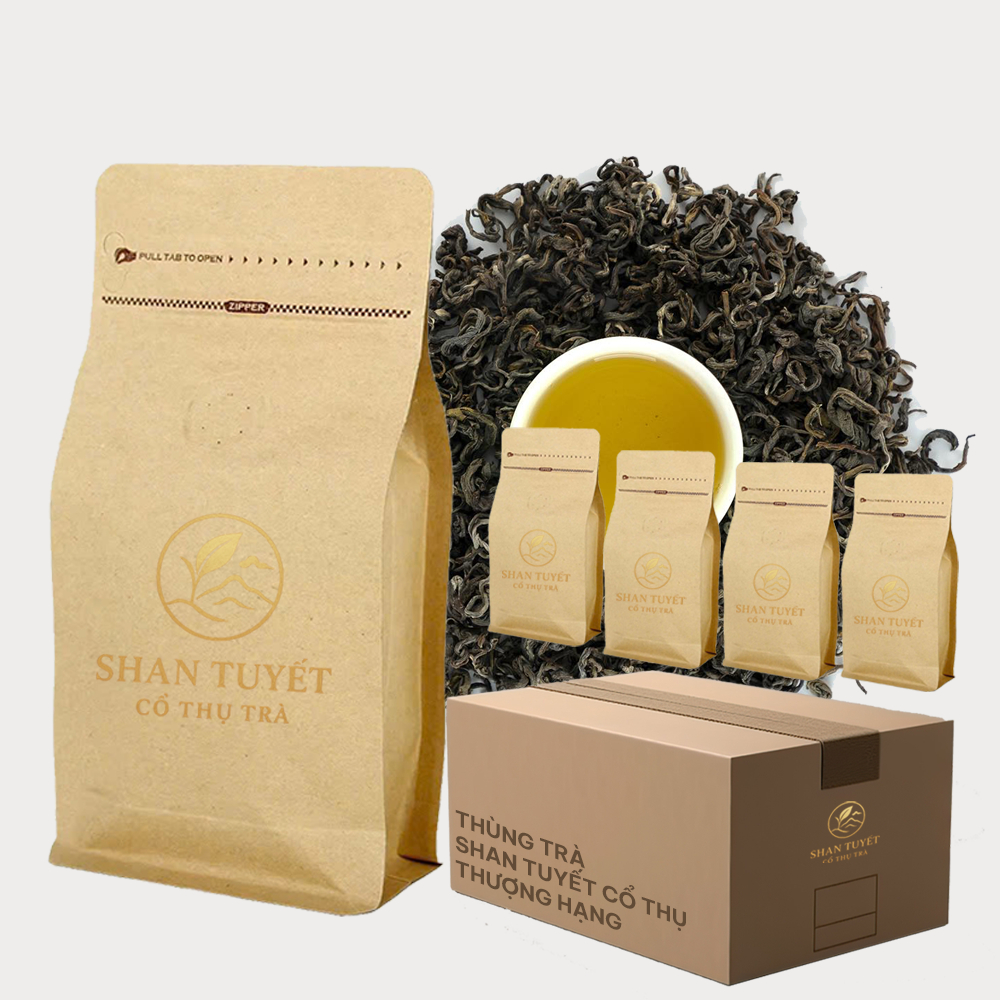 Bạch Trà Shan Tuyết Cổ Thụ 500G | Bạch Trà Quý Hiếm Thu Hái Thủ Công | Trà Sạch Nguyên Chất