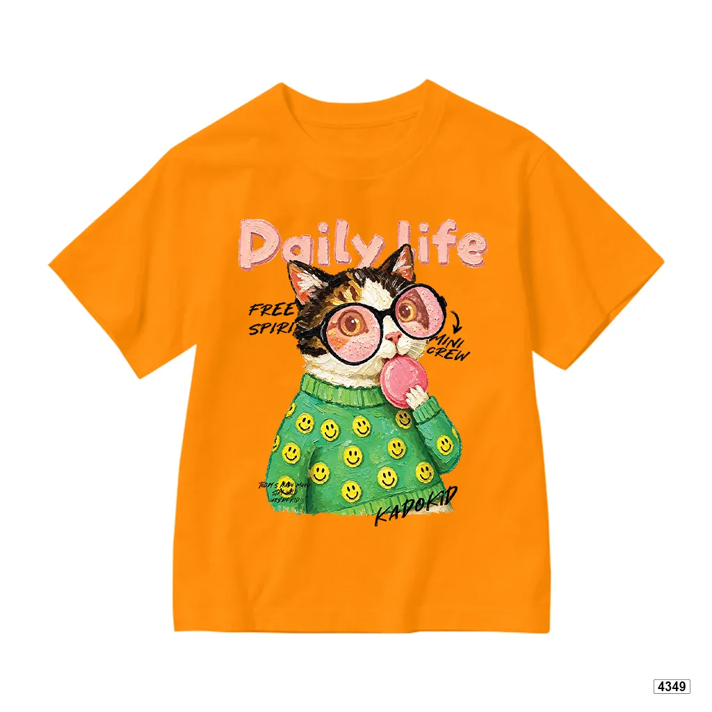 Áo thun bé trai form rộng Daily Life Cat Kado 4349_thumbnail_14