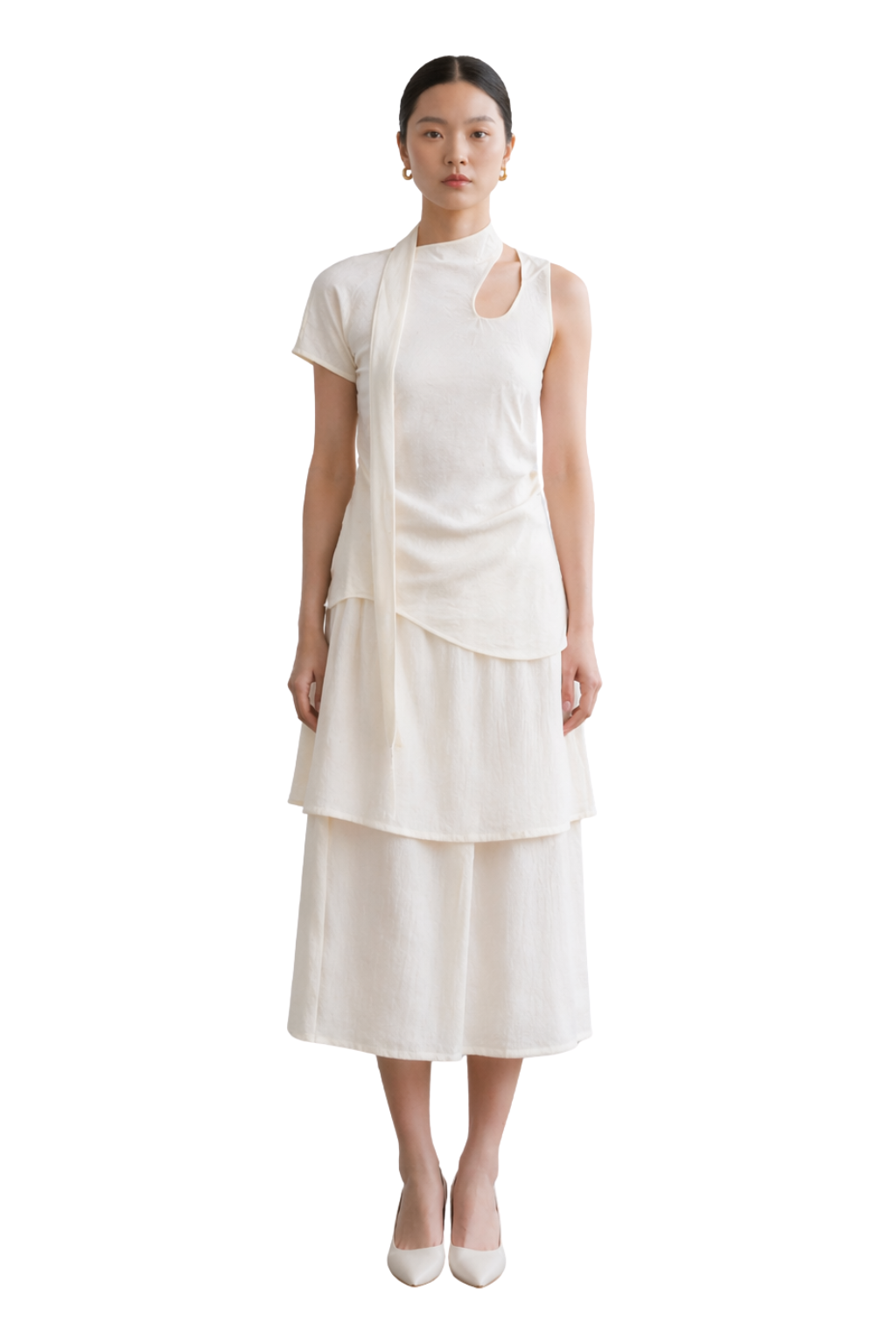ÁO SCULPTED SCARF TOP