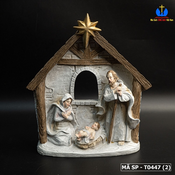Tượng Noel mái nhà Gia Đình Thánh Gia 18cm ✔_thumbnail_1