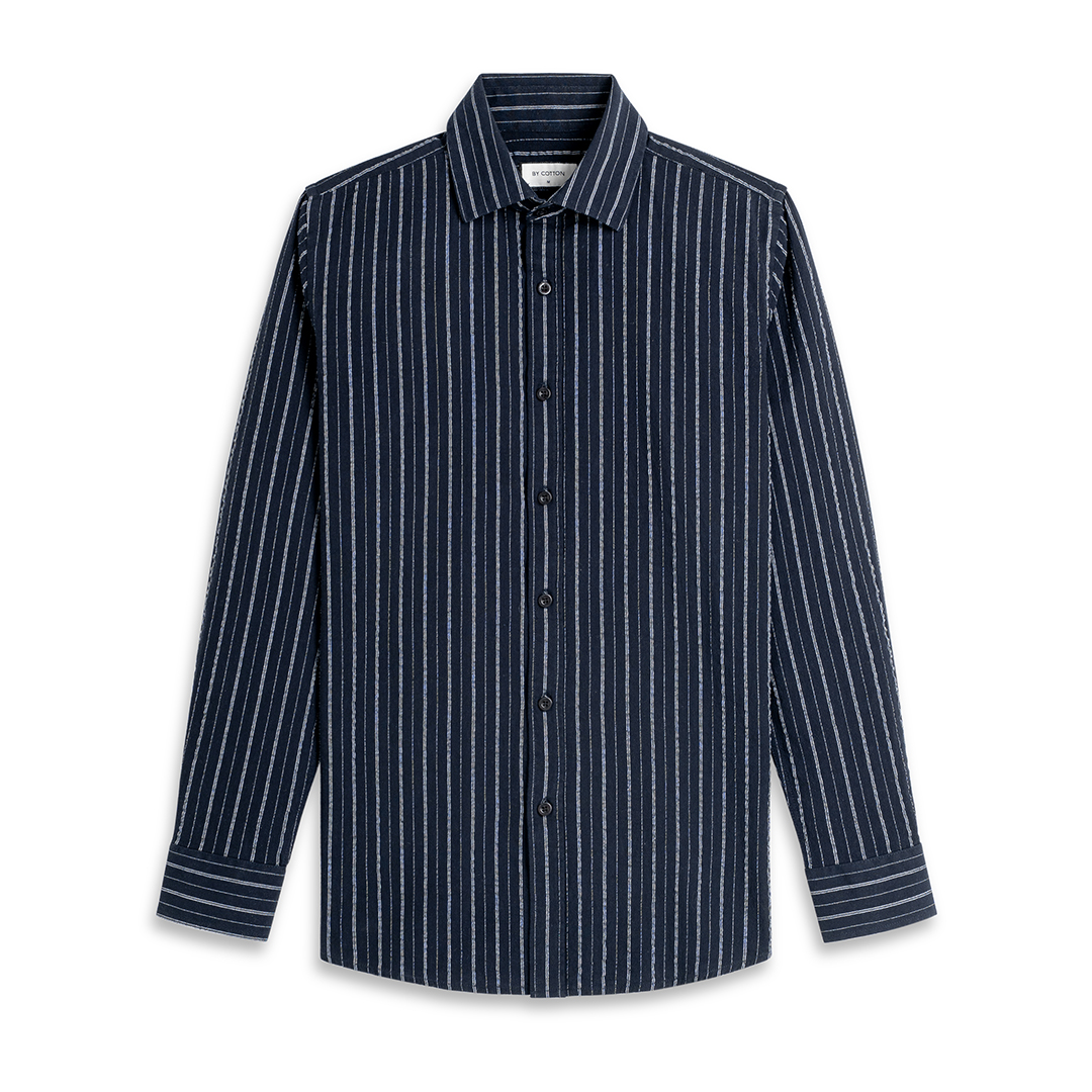 Áo Sơ Mi Cotton Sọc Đôi