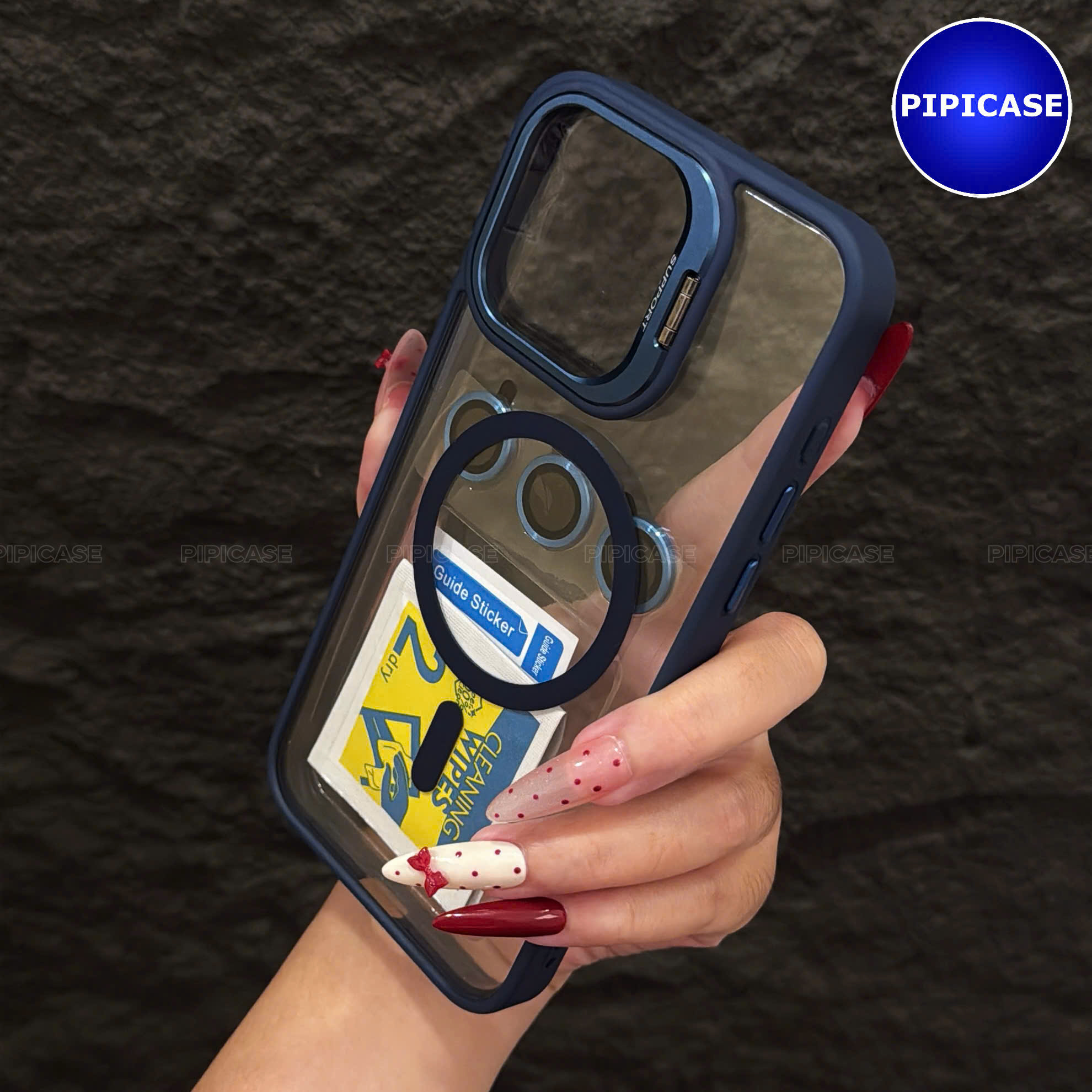 Ốp Lưng iPhone 14 Pro Max - Dansi - Xanh Dương