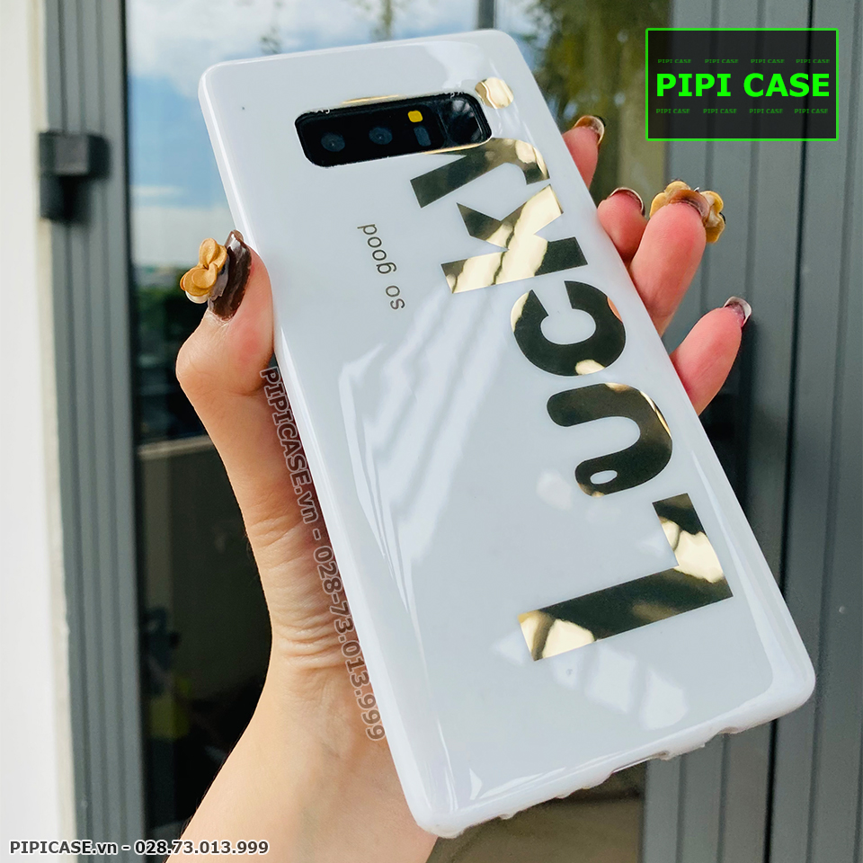 Ốp Lưng Samsung Note 8 - Lucky - Trắng_thumbnail_1
