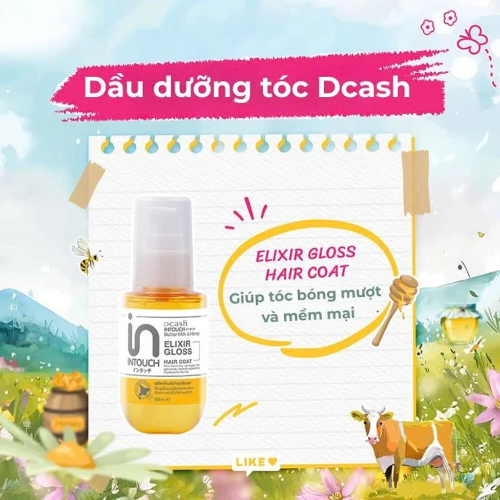 COMBO 2 CHAI DẦU DƯỠNG TÓC DCASH INTOUCH  70ml_thumbnail_2
