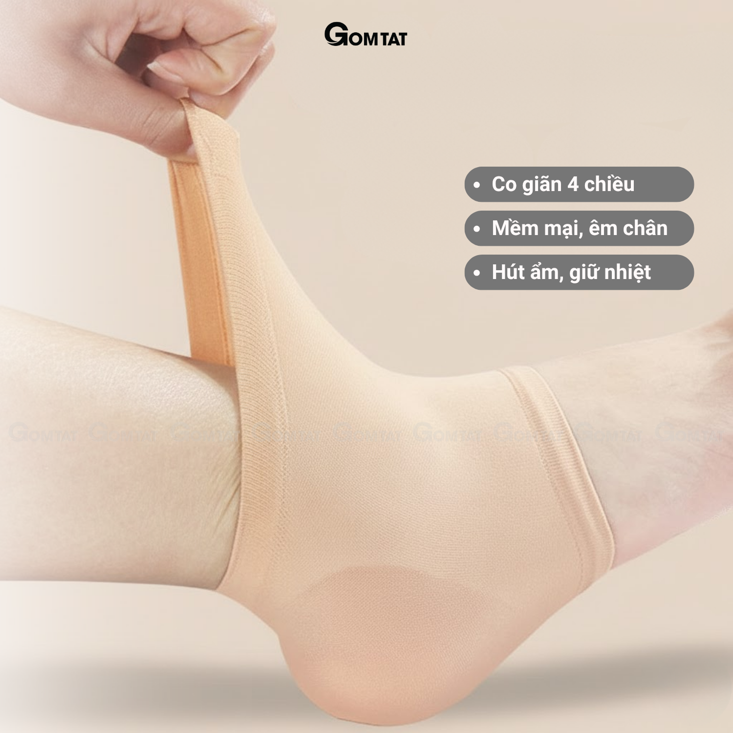 Combo tất ủ gót chân GOMTAT, vớ bảo vệ gót chân có silicon dưỡng ẩm, làm mềm gót - TYU-1027_thumbnail_6