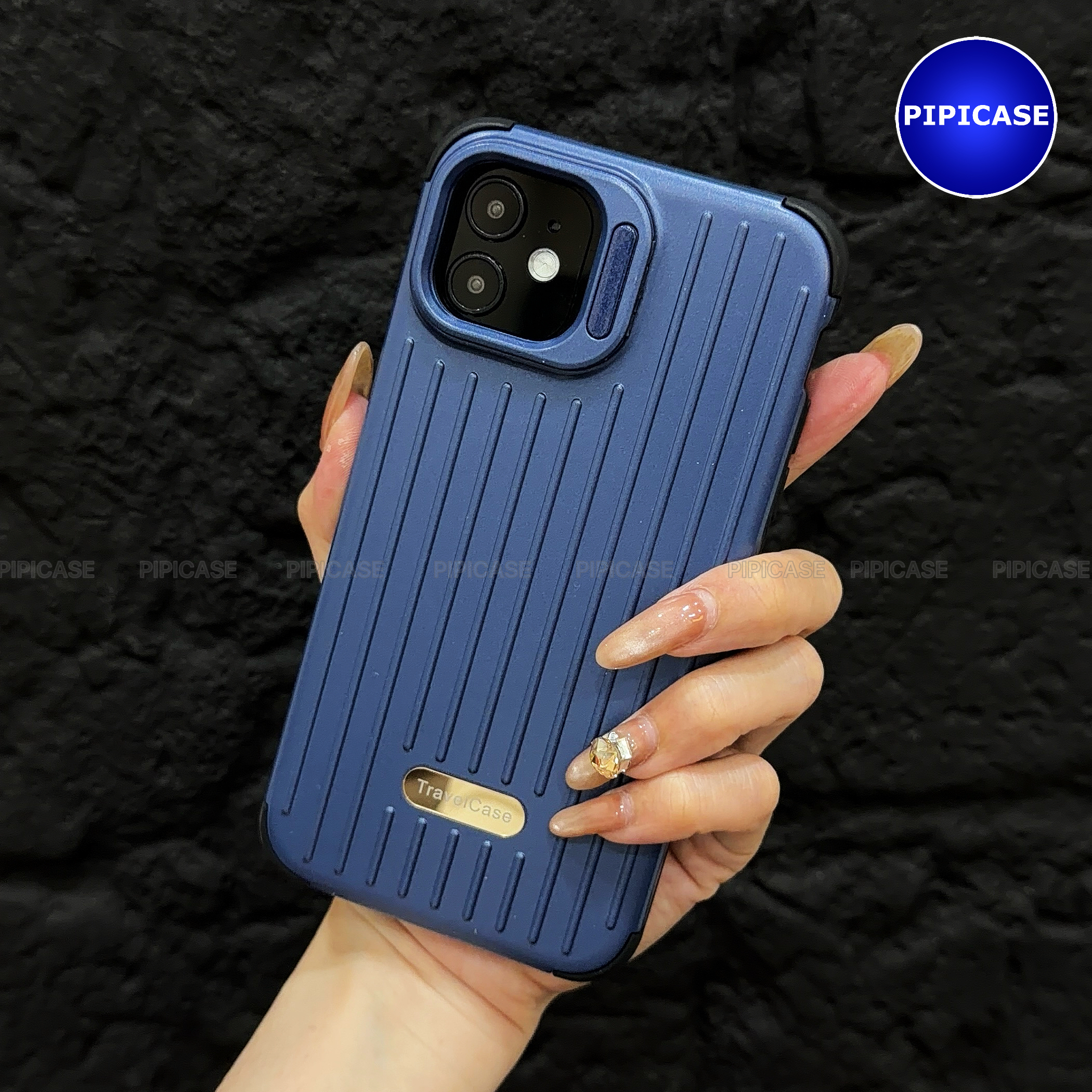Ốp Lưng iPhone 12 - Hondao - Xanh Dương