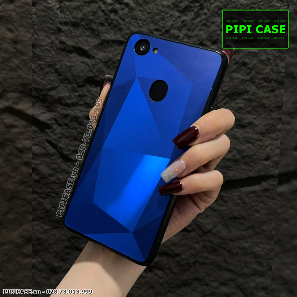 Ốp Lưng Oppo F7 - Kim Cương 6D - Xanh_thumbnail_4