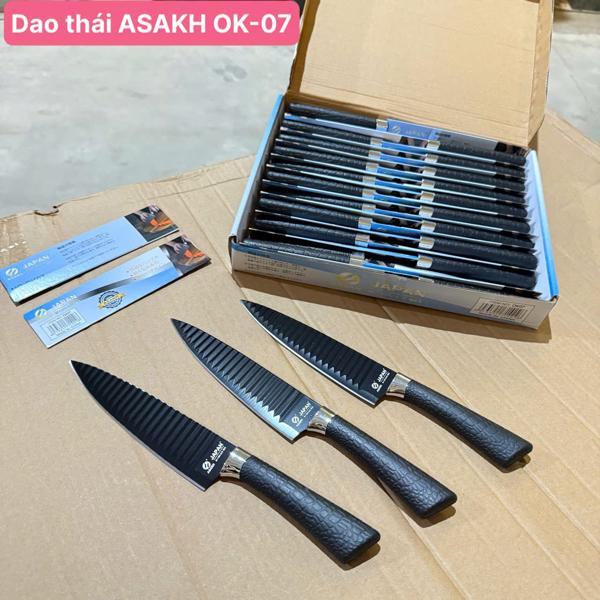 Dao Thái ASAKH OK 07 - Siêu bén, không gỉ, lý tưởng cho gọt vỏ trái cây, dao rèn thủ công, thiết kế tinh tế, chất liệu thép cao cấp