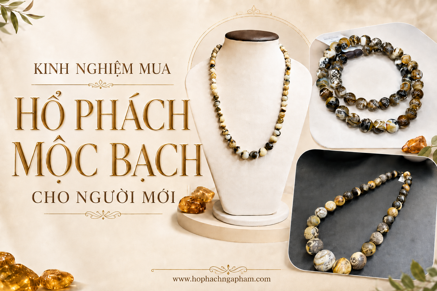 Kinh Nghiệm Mua Hổ Phách Mộc Bạch Cho Người Mới