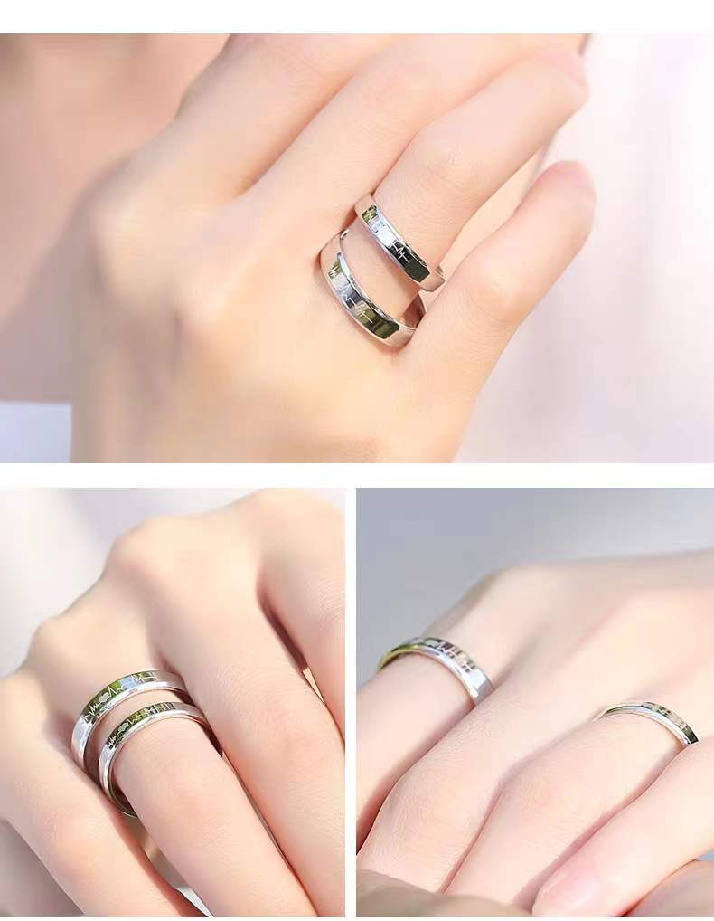 Nhẫn Đôi Khắc Trái Tim Bạc S925 NHB032-NHN022_thumbnail_7