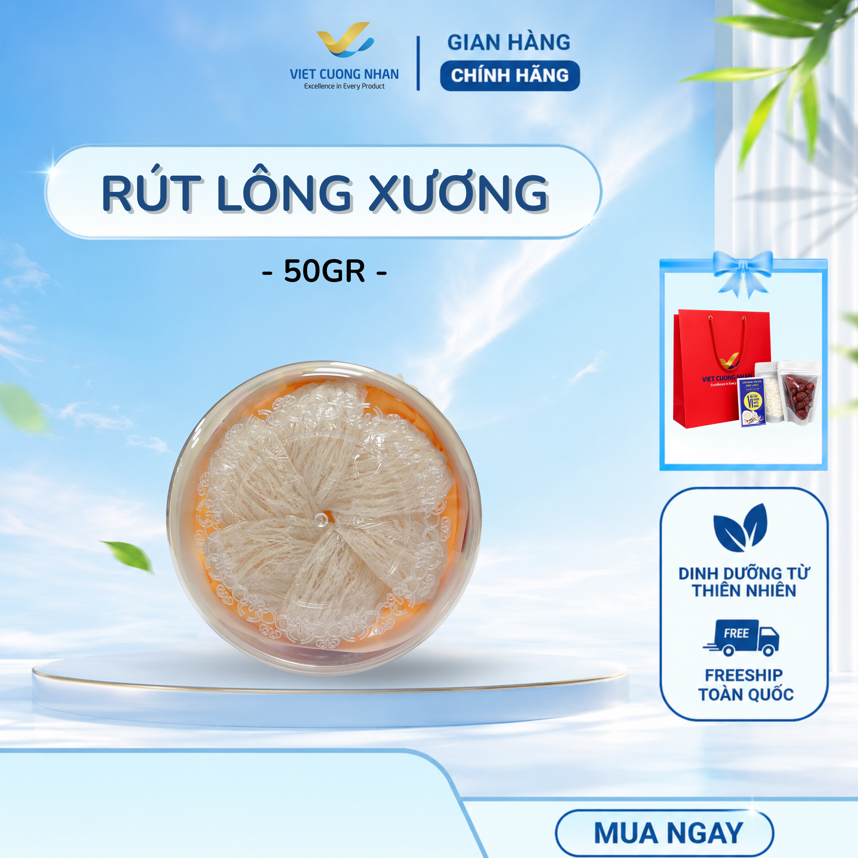 [S23] RÚT LÔNG XƯƠNG- HỘP 50GR