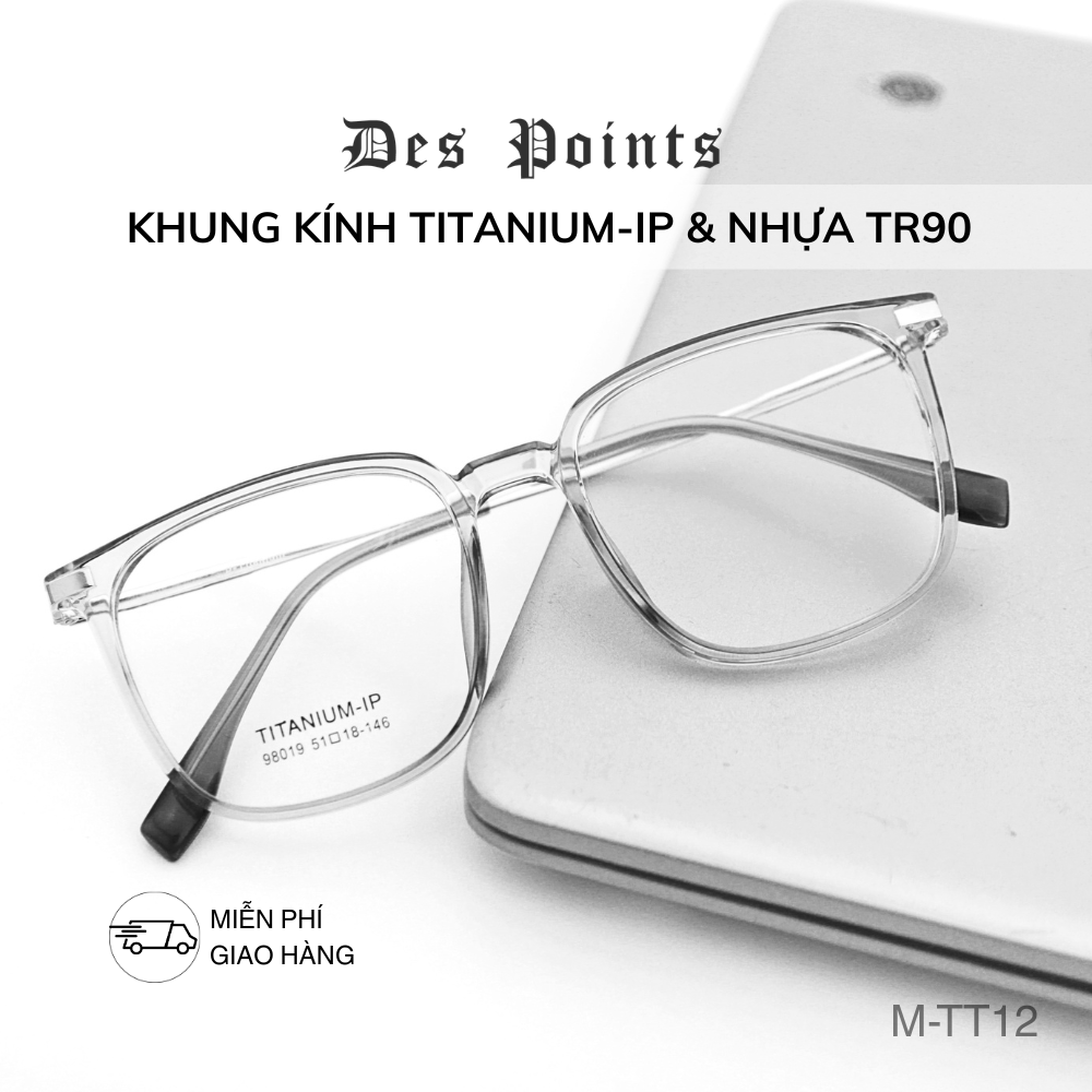 Gọng Kính Unisex Despoints Titanium cao cấp, gọng Titan thay được mọi loại tròng TT14_thumbnail_9