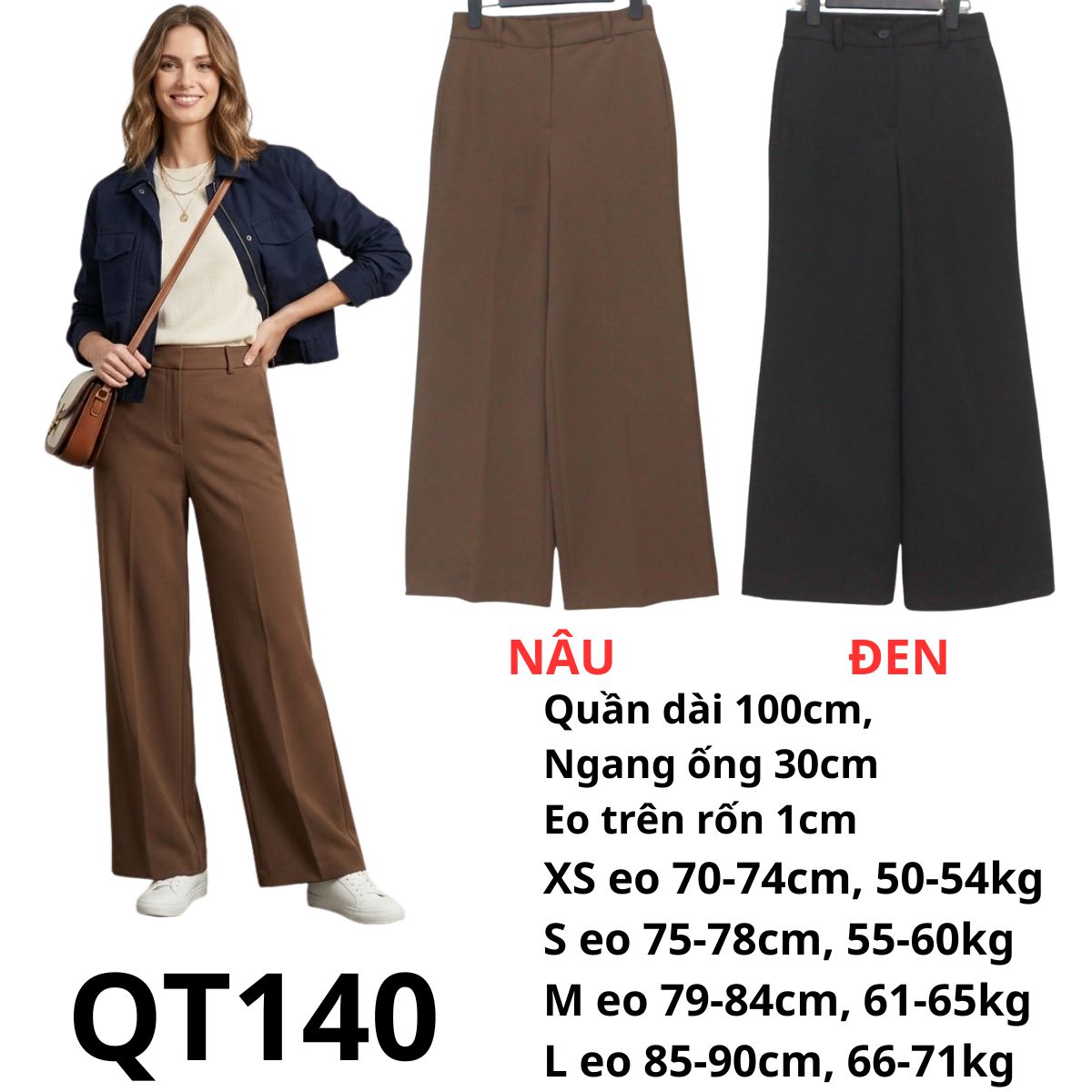 QT140- Quần tây Nữ