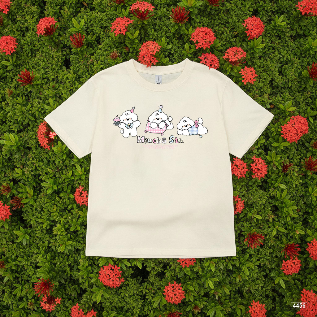 Áo baby tee form ôm chibi mèo bông Miucho 4456_thumbnail_6