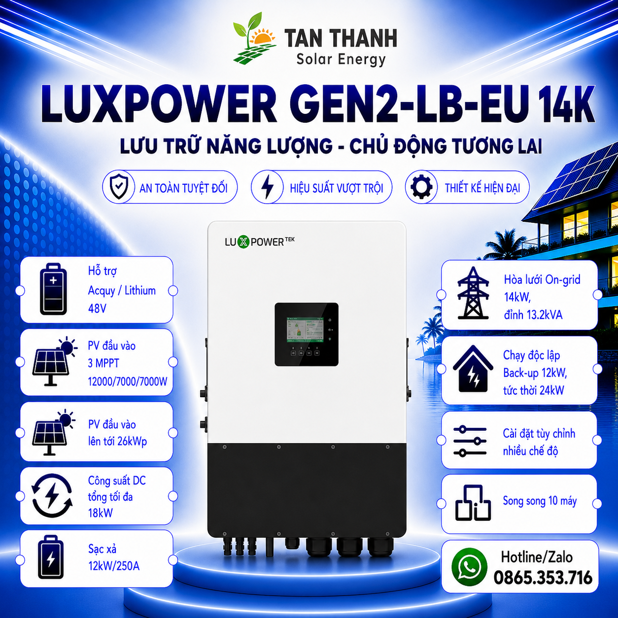 Luxpower Hybrid GEN2-LB-EU 14K 14kW