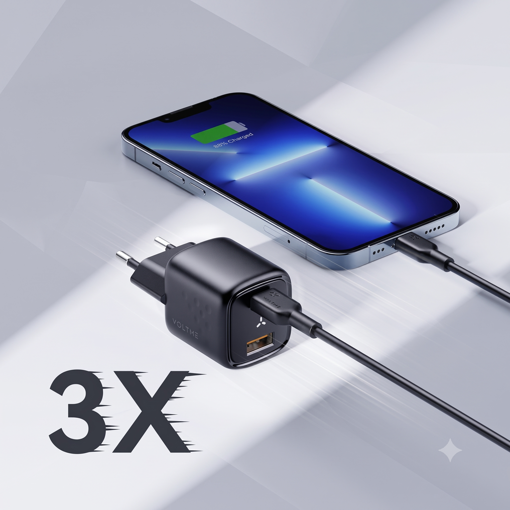 Củ Sạc Nhanh 20W VOLTME Revo 20 Duo (V2327) 2 Cổng Type C & USB-A Chân Tròn_thumbnail_4