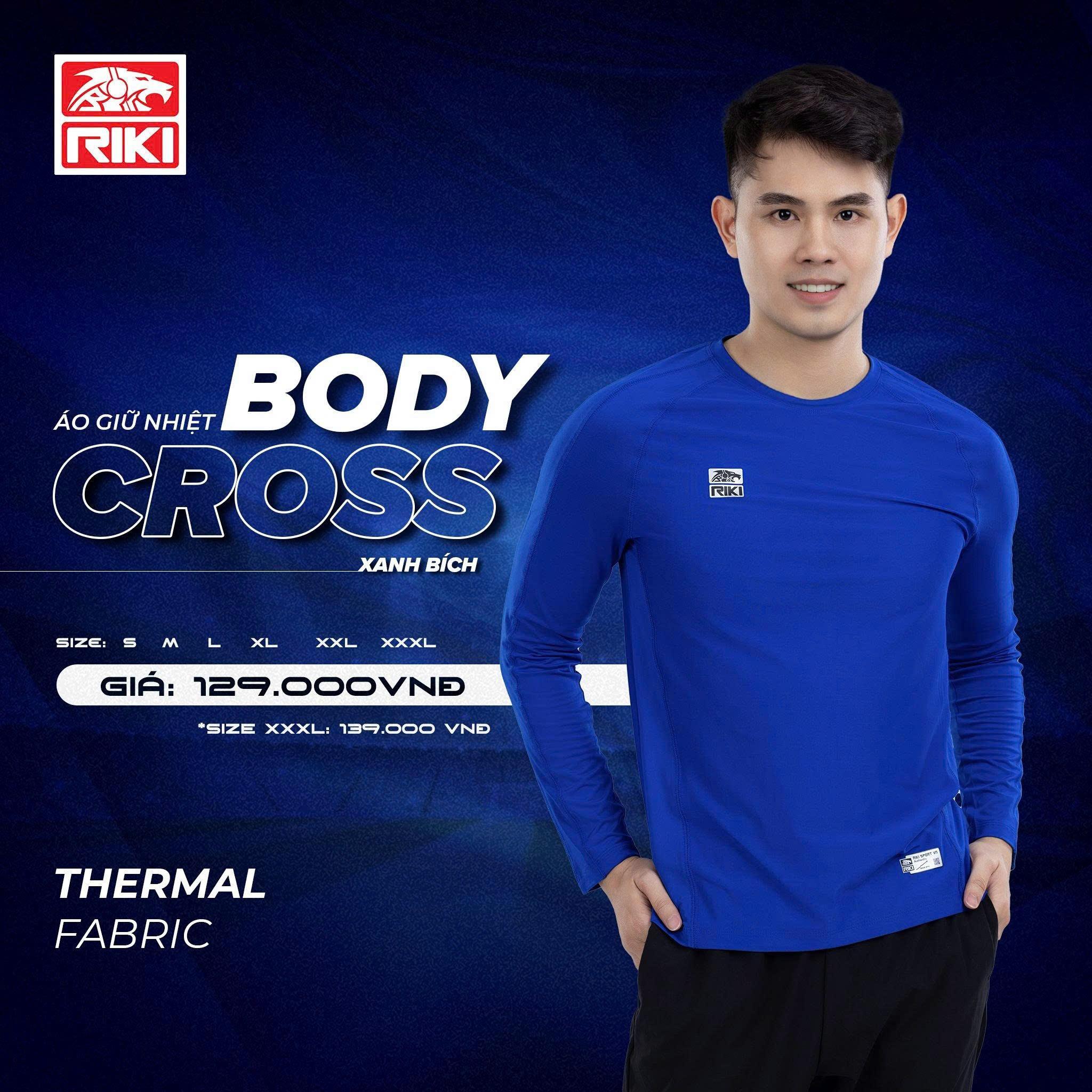 Áo Body Riki Tay Dài Áo Lót Giữ Nhiệt Chống Nắng Thun Co Giãn Thoáng Khí Thể Thao Đương Đại_thumbnail_1