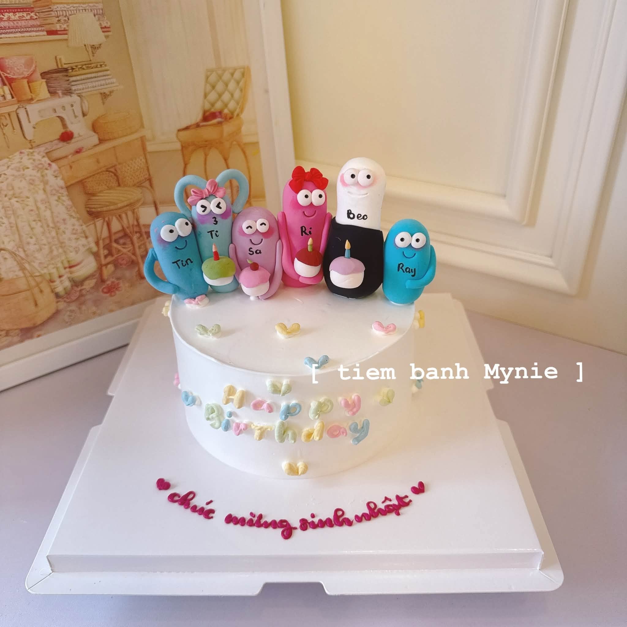 Bánh kem nhân vật vô tri - NT0069