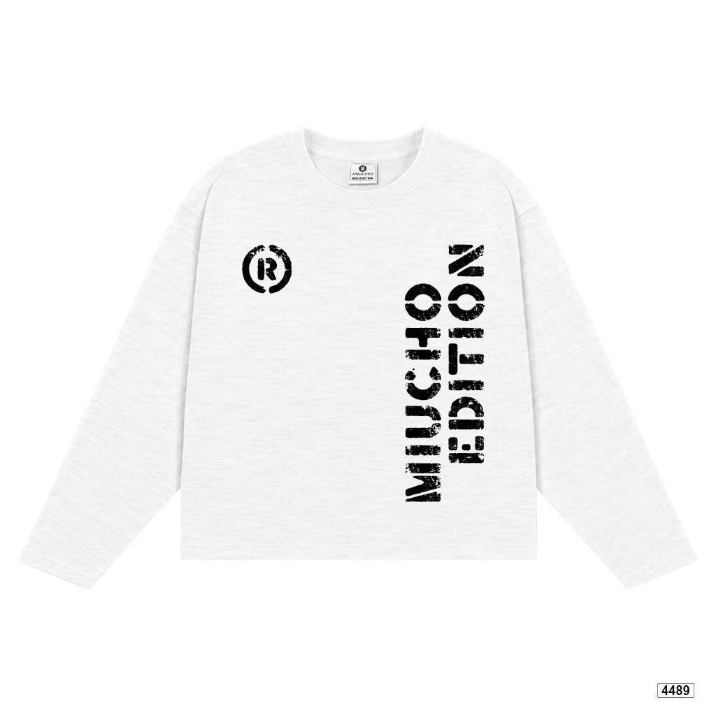 Áo thun boxy tay dài Miucho chất vải xược thoáng mát 4489_thumbnail_0