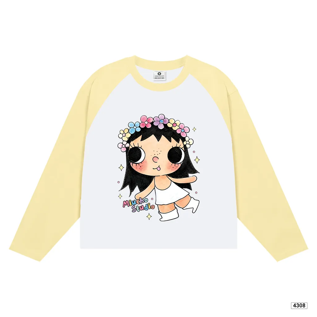 Áo thun tay dài unisex form boxy Miucho 4908_thumbnail_10