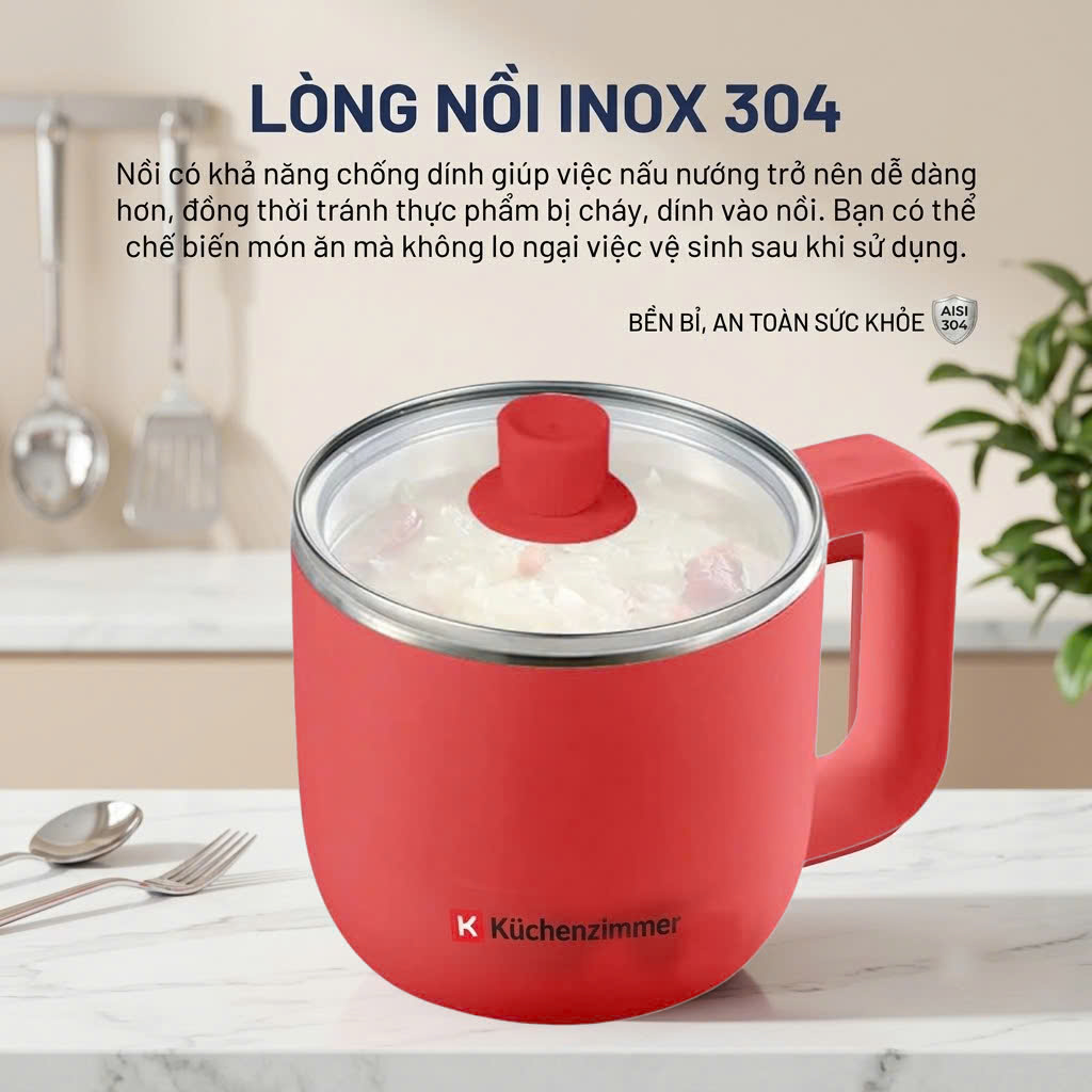 Nồi Lẩu Điện Đa Năng Kuchenzimmer 800 ML_thumbnail_1
