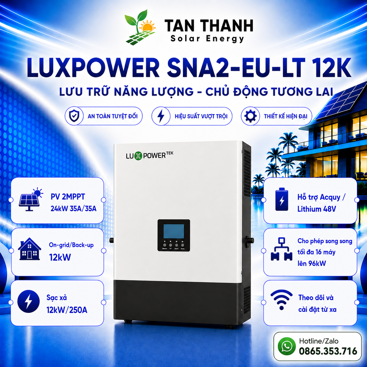 Luxpower ECO Hybrid 12kW SNA2-EU-LT 12K 
