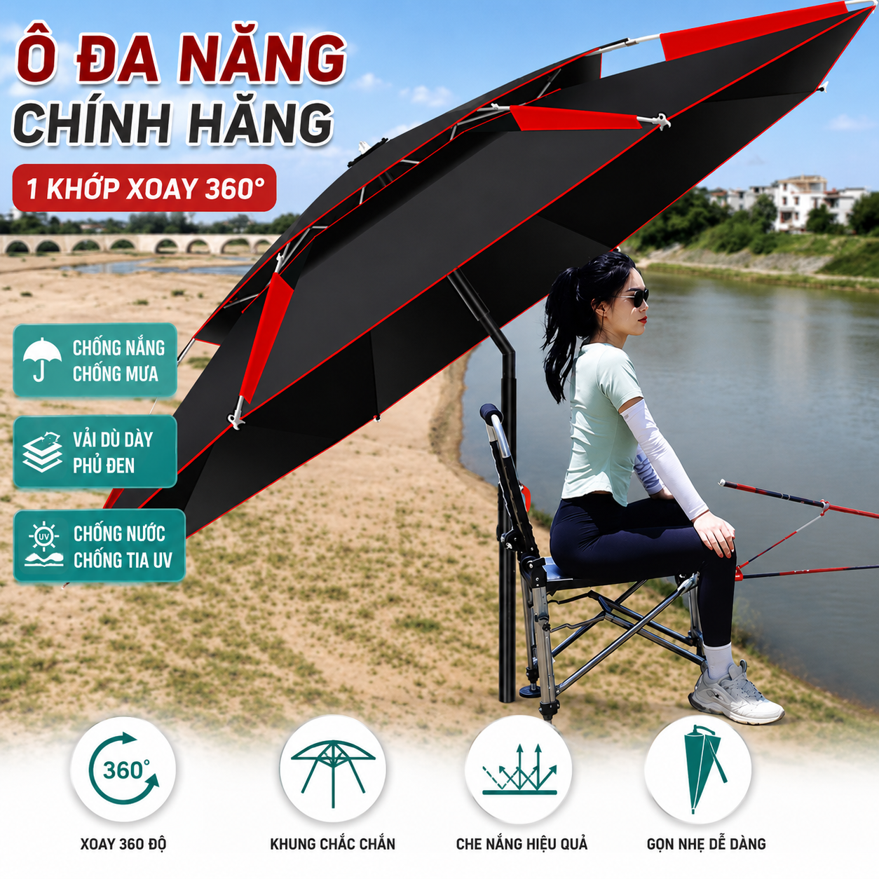 Ô đa năng chính hãng 1 khớp xoay 360 độ_thumbnail_2