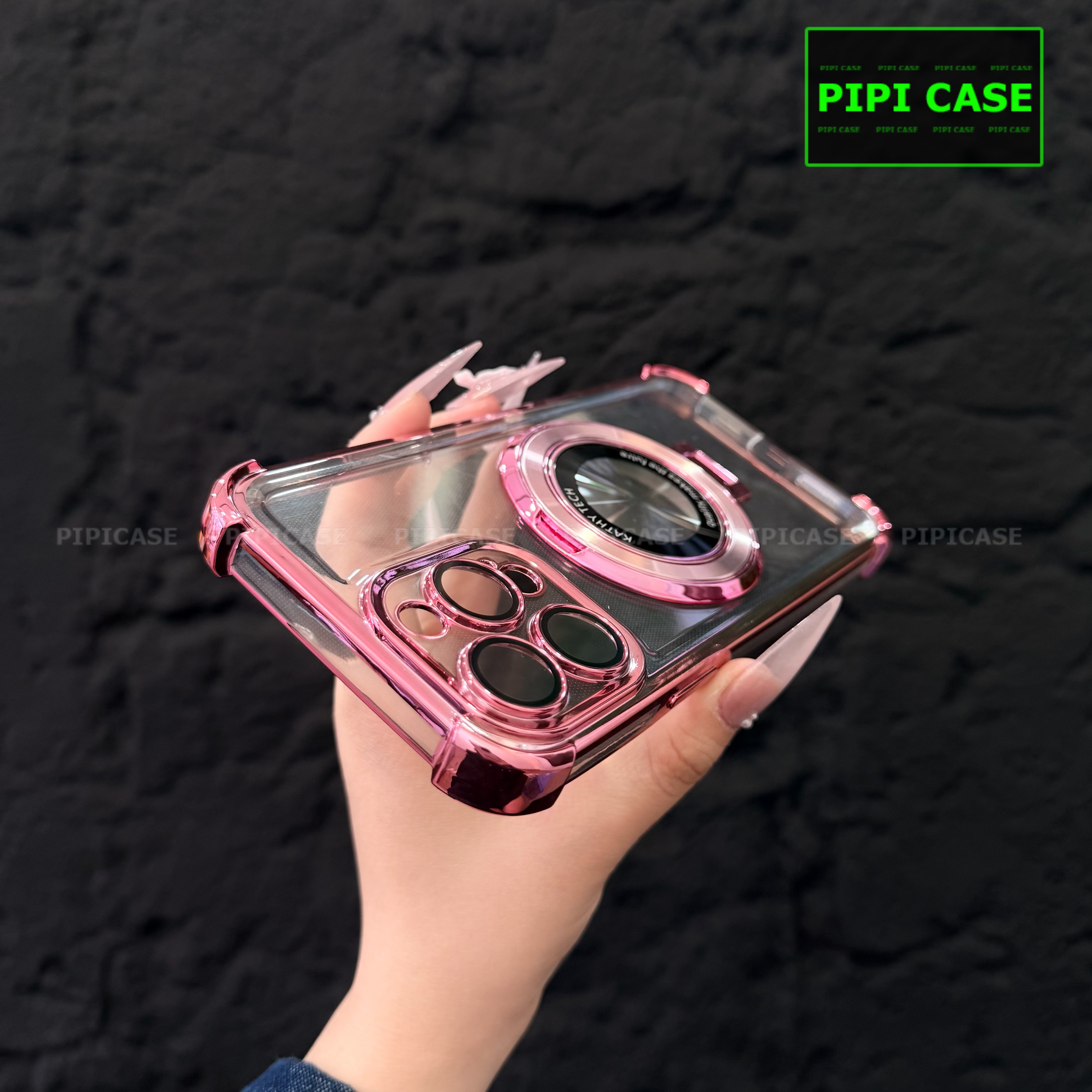 Ốp Lưng iPhone 16 Pro Max - Ven - Hồng_thumbnail_2