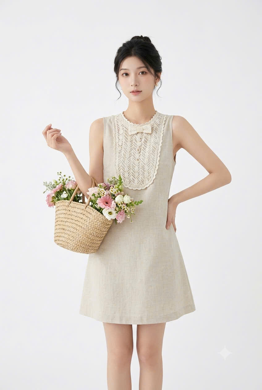 MS FS0107497 - Đầm Sát Nách Dáng Dài