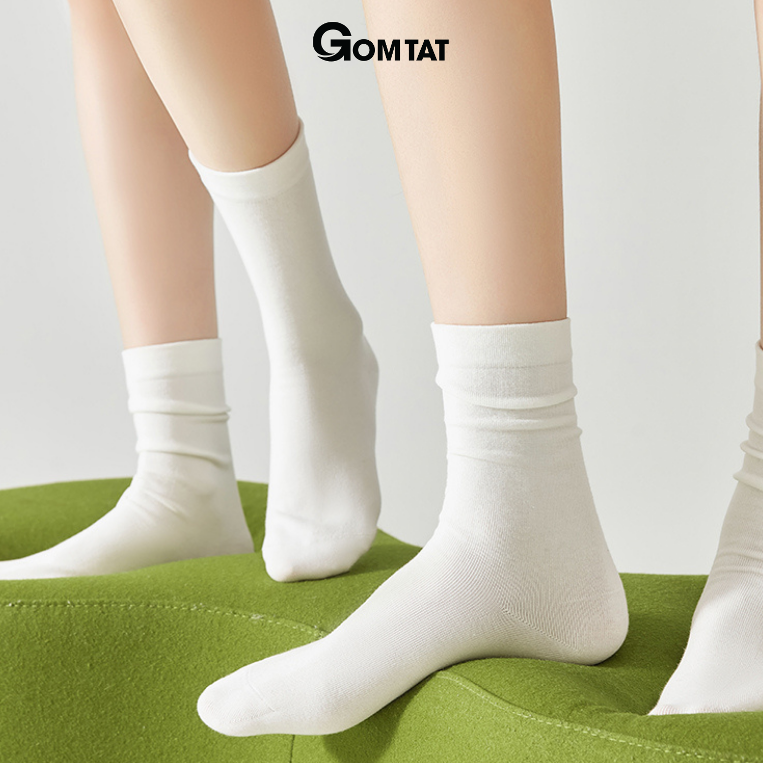 [BEST SELLER - HÀNG MỚI] Combo tất nữ cổ cao mùa hè GOMTAT mẫu trơn basic, vớ nữ chất cotton mềm mại - OAS-1706_thumbnail_5