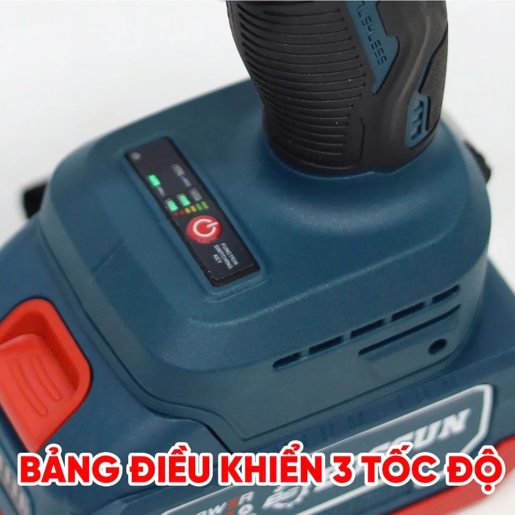 Máy siết Bulong Bossun BS-IW380CP –Máy siết Bulong lực 380N- Động cơ không than - Không chổi than - Đầu đa năng 12,7mm - Giá rẻ_thumbnail_4