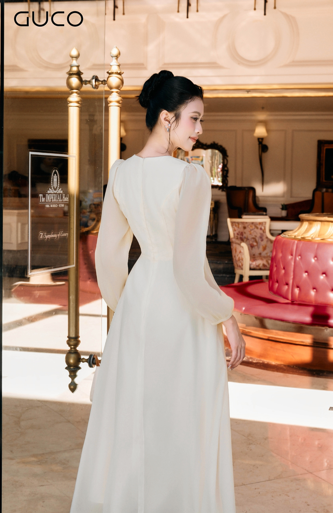 GUCO Đầm Maxi Trắng Ngọc Trai_thumbnail_4