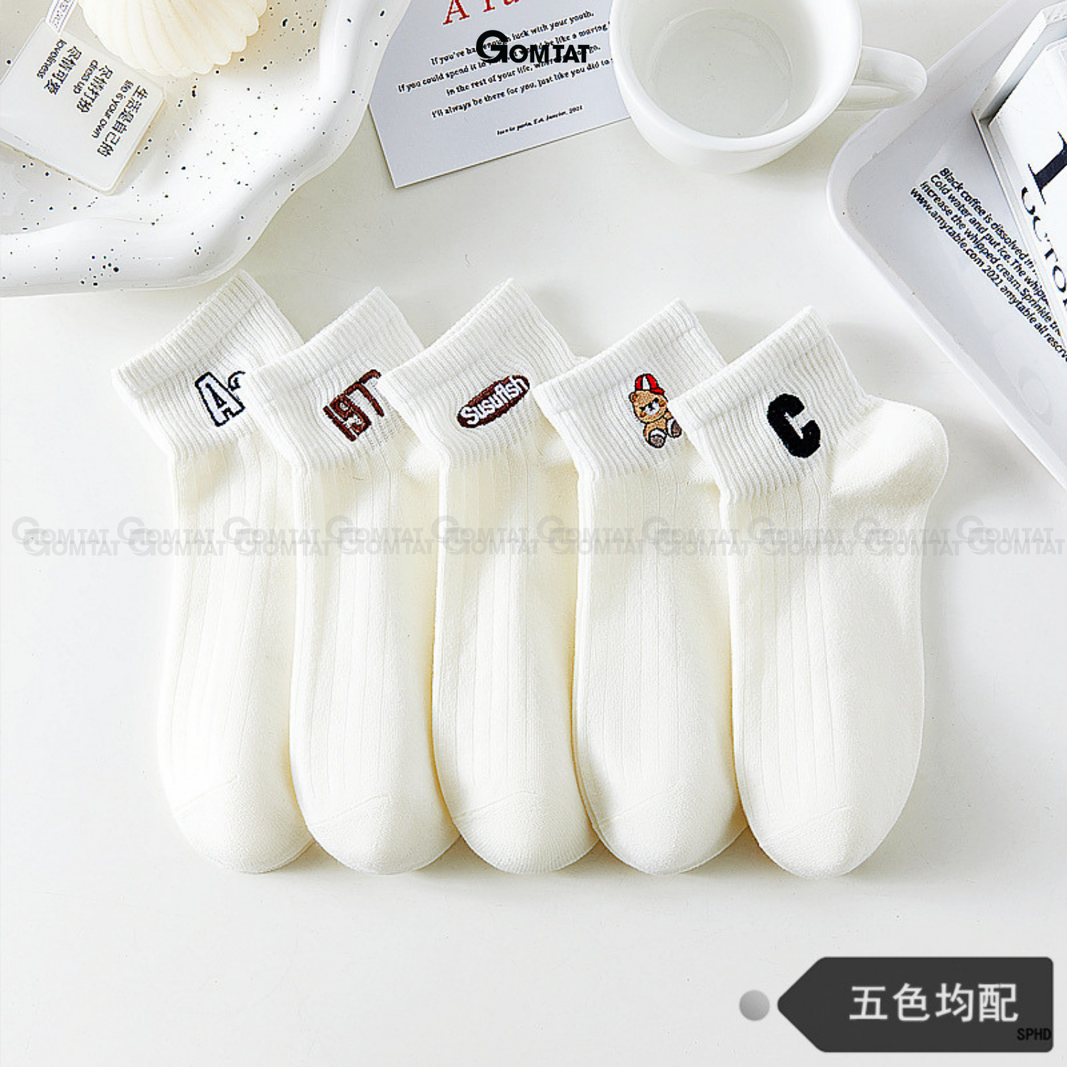 Set 5 đôi tất vớ nữ cổ ngắn UYE-CBCN_thumbnail_119