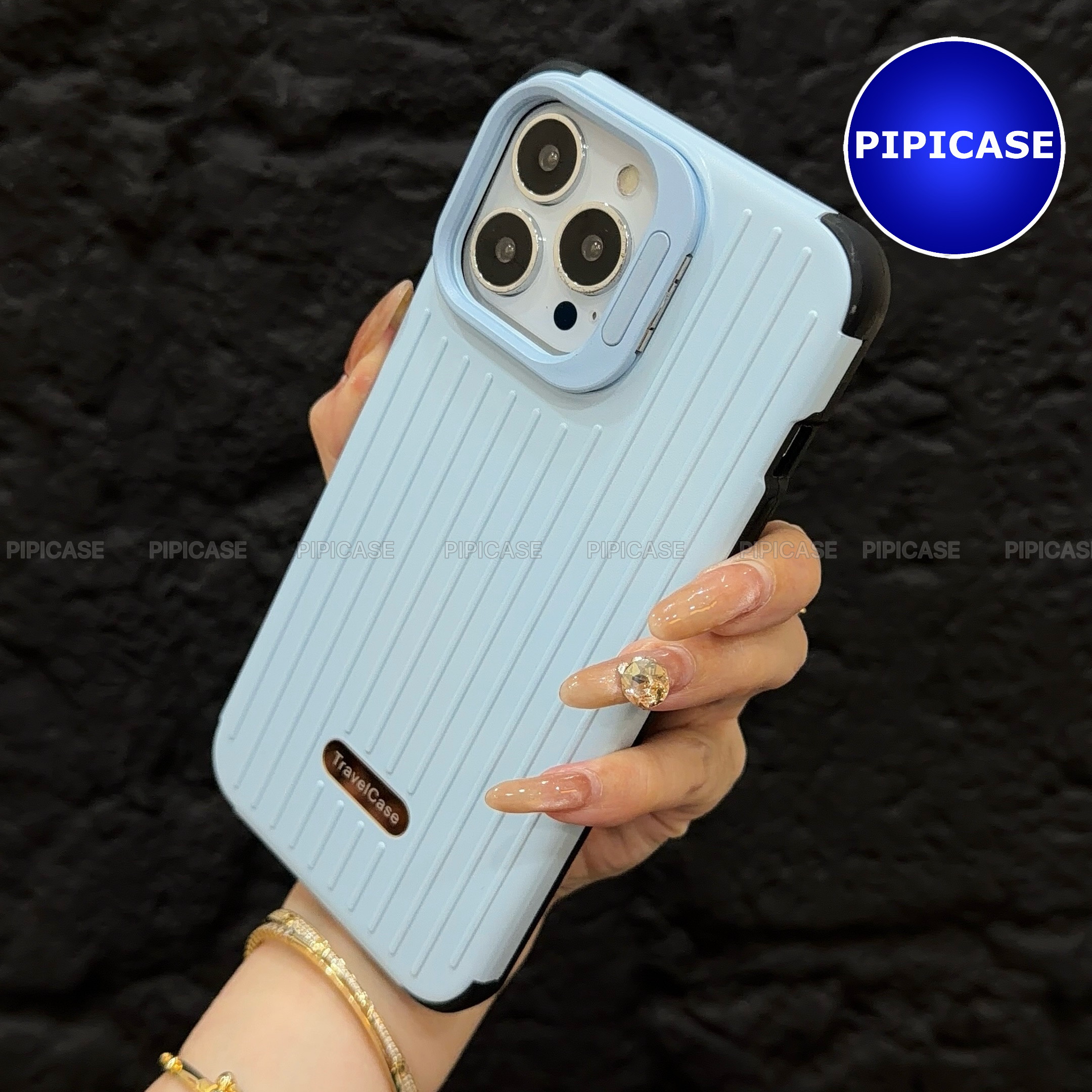 Ốp Lưng iPhone 12 Pro Max - Hondao - Xanh Nhạt_thumbnail_4