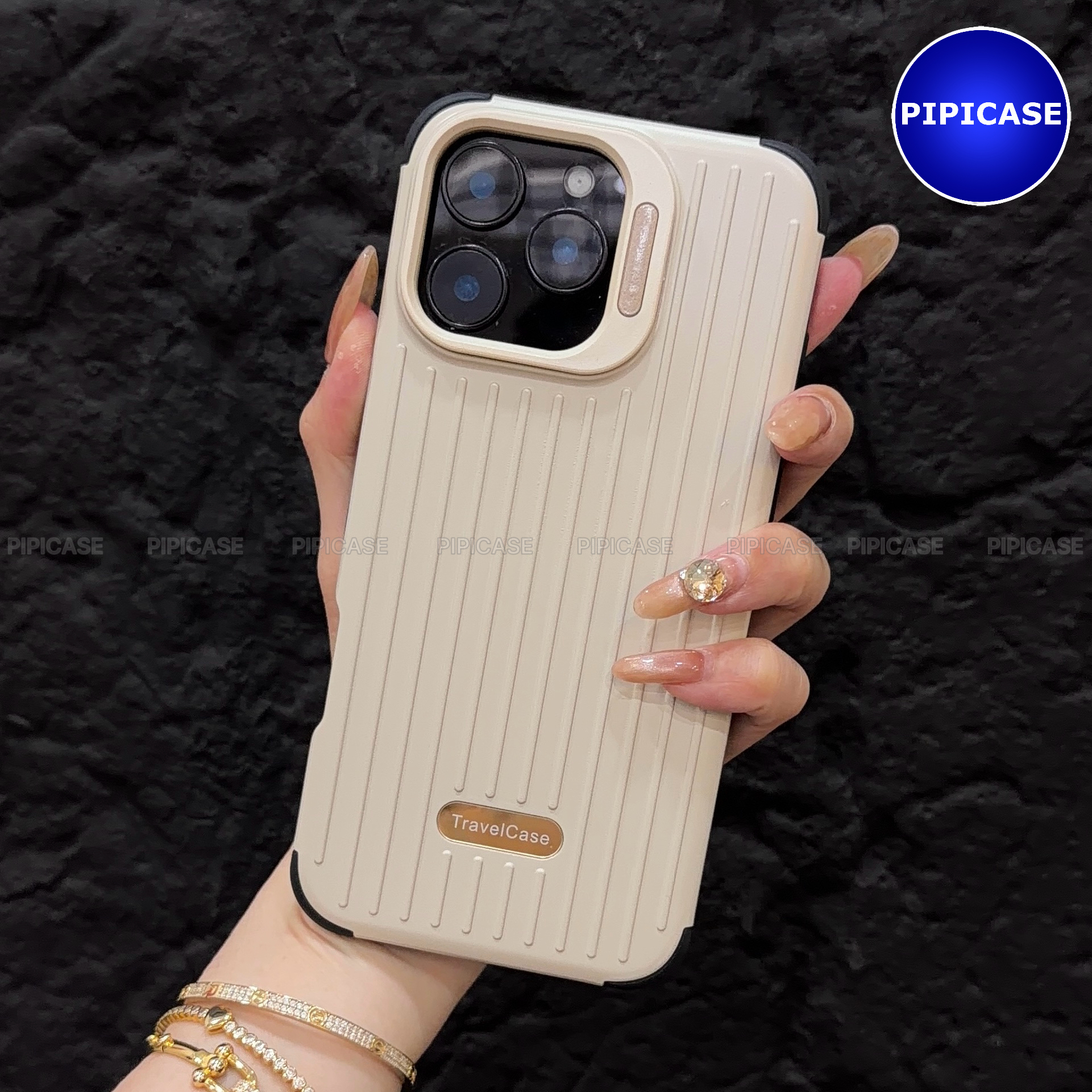 Ốp Lưng iPhone 16 Pro Max - Hondao - Kem
