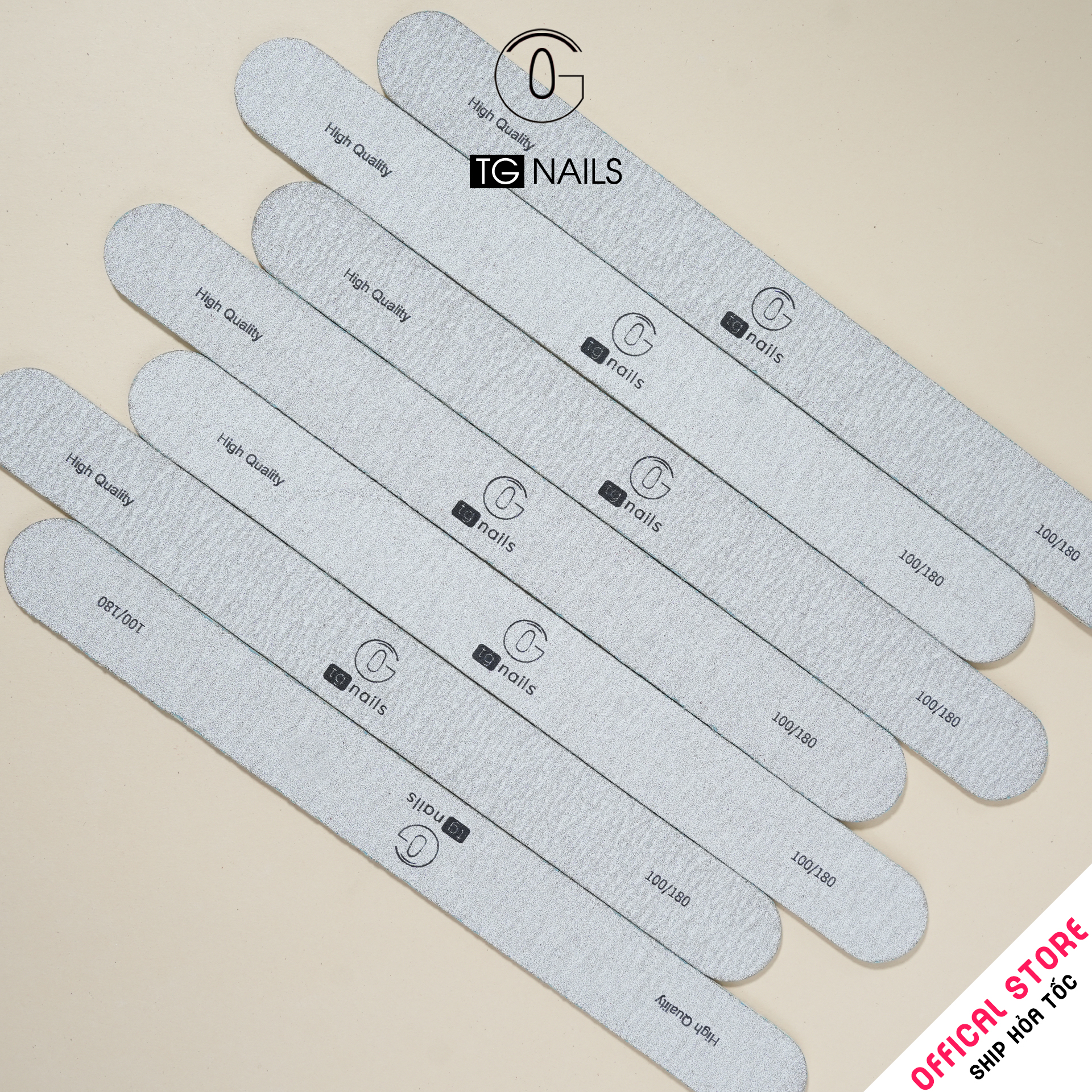  Com Bo 10 dũa móng mỏng độ nhám 100/180 TG Nails_thumbnail_2