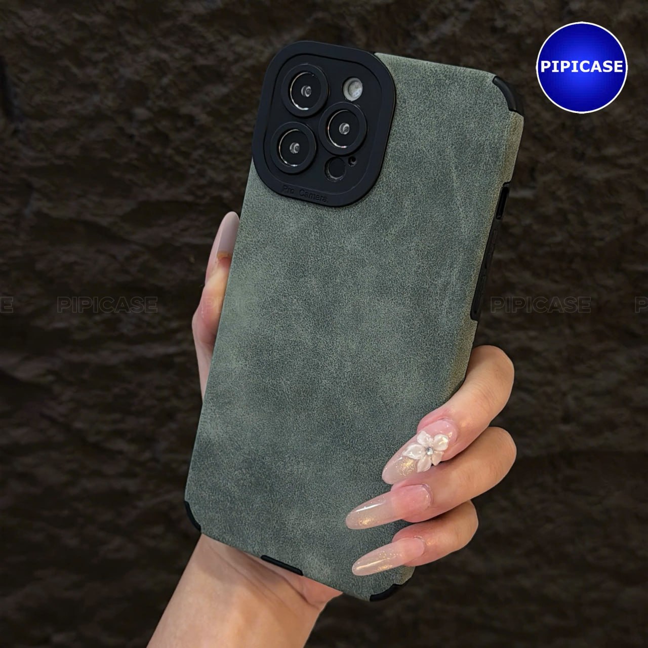 Ốp Lưng iPhone 12 Pro Max - Into - Xanh Rêu