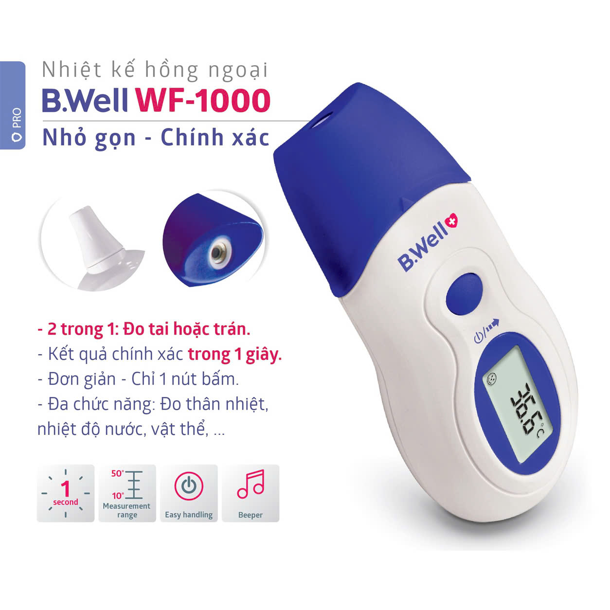 Nhiệt Kế Hồng Ngoại BWell Swiss_thumbnail_2