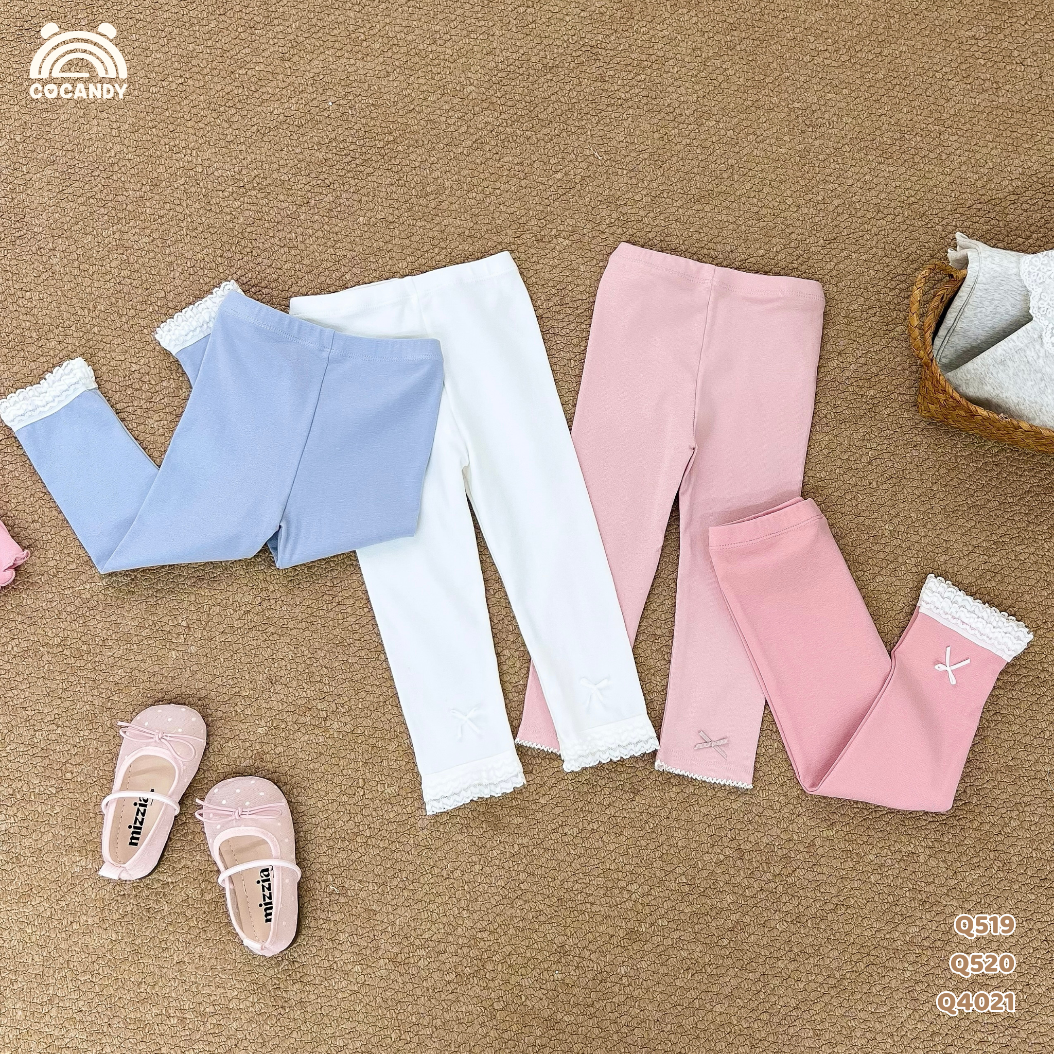 Quần dài legging HỒNG nhún ren 2 lớp_thumbnail_2